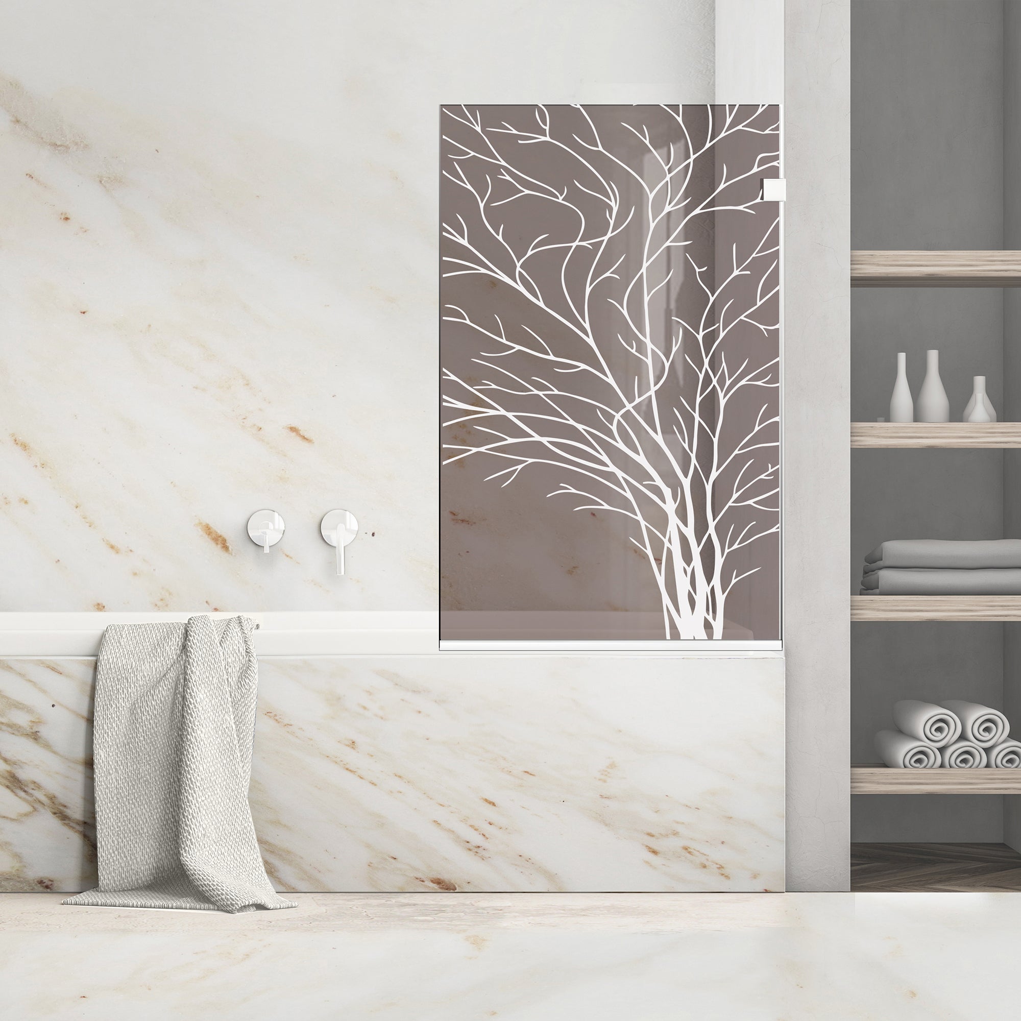 Bath screen, Bath screen Stainless steel