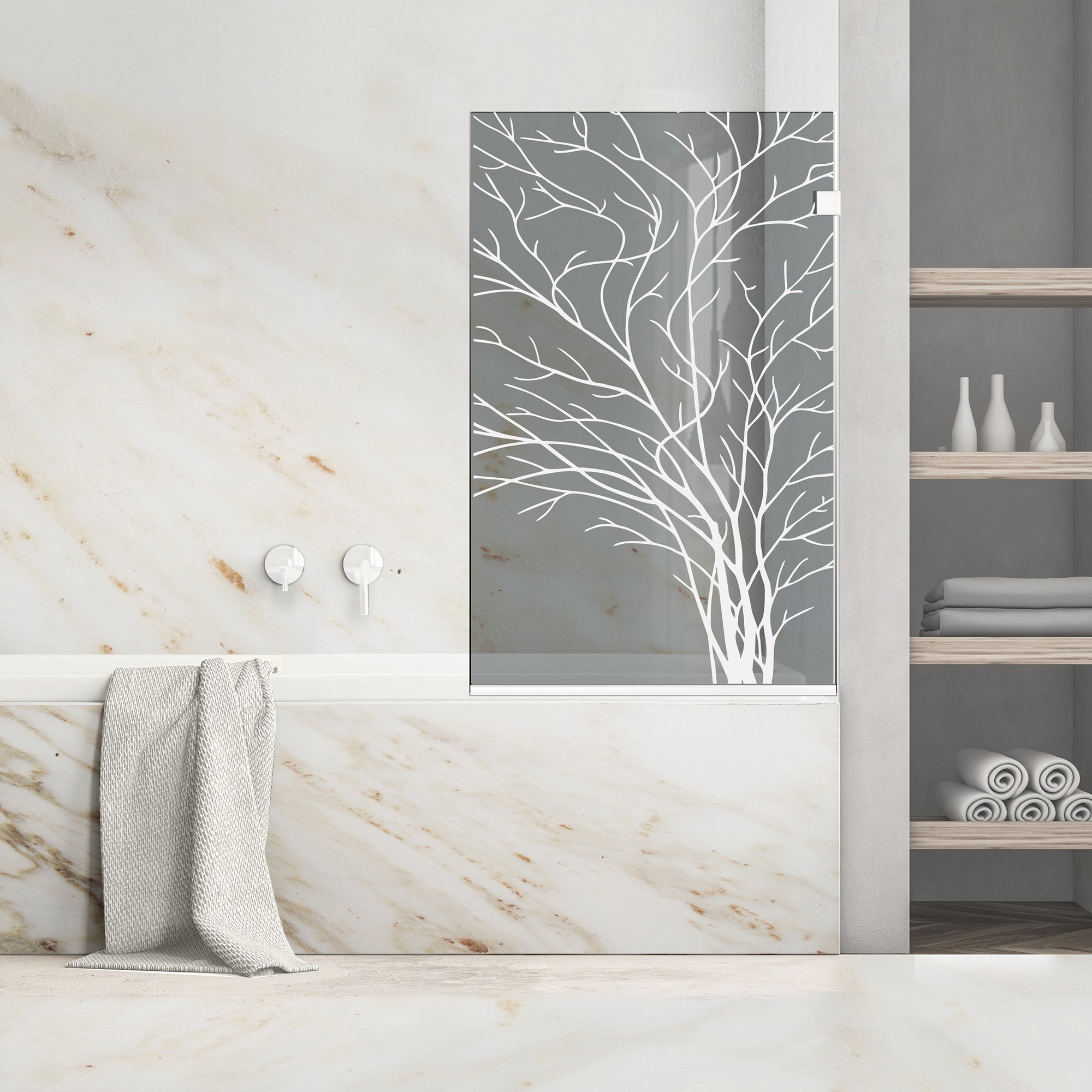 Bath screen, Bath screen Stainless steel