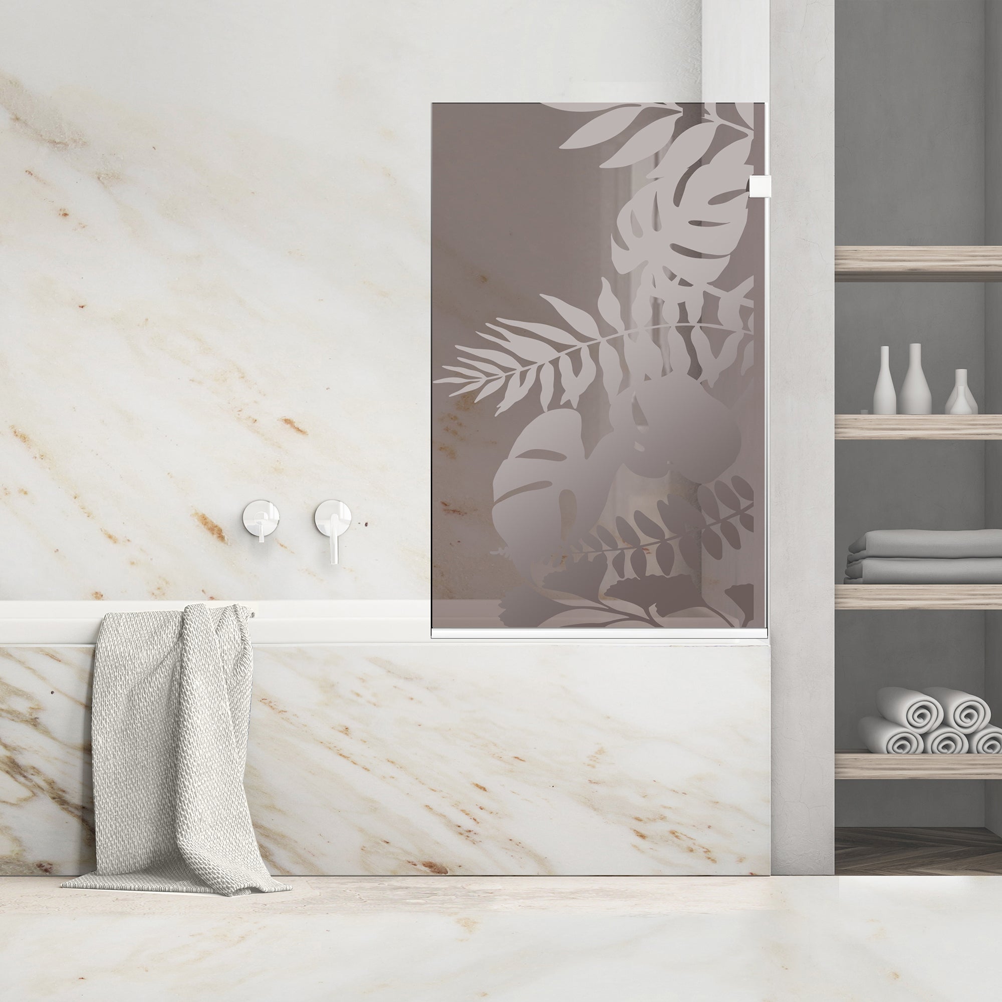 Bath screen, Bath screen Stainless steel