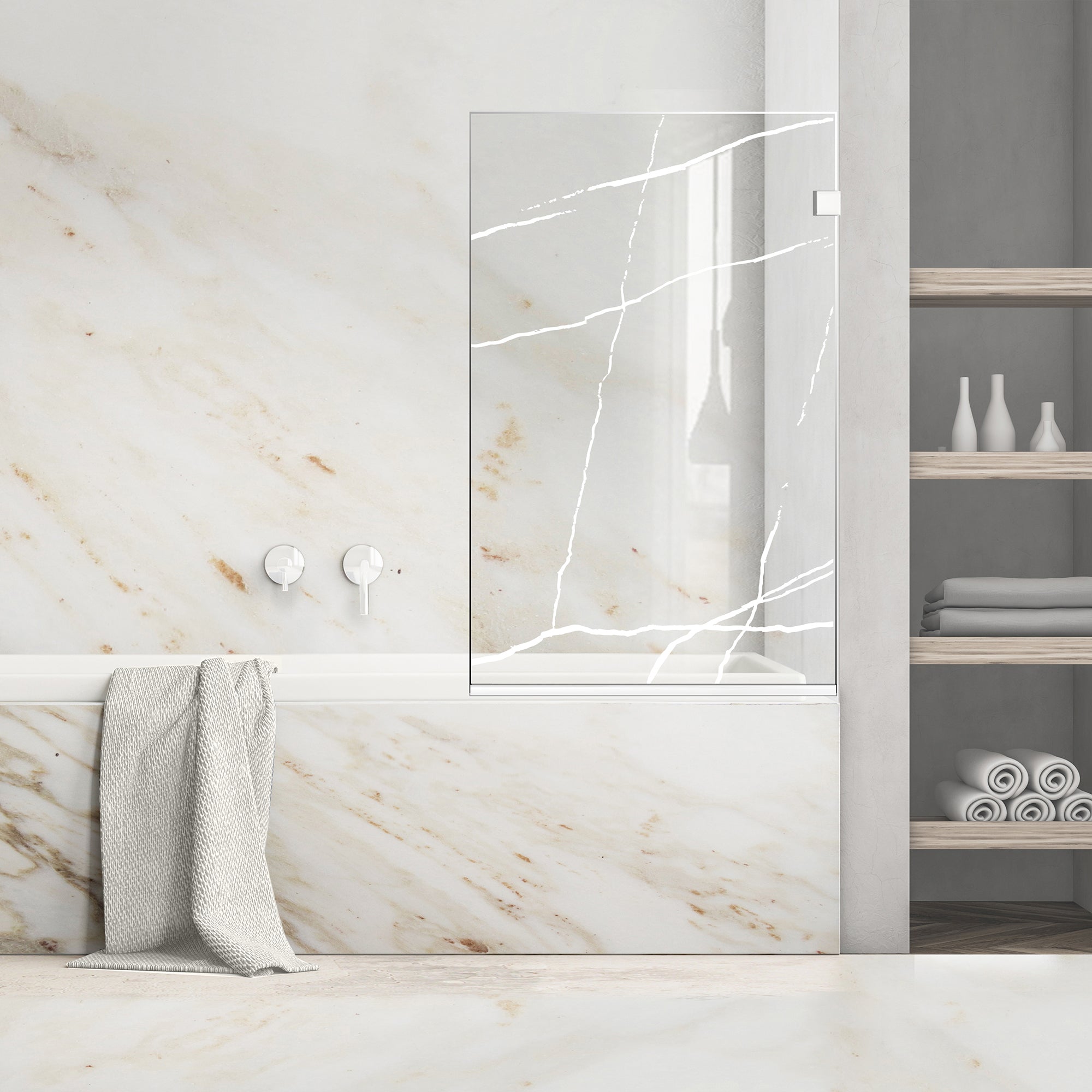 Bath screen, Bath screen Stainless steel