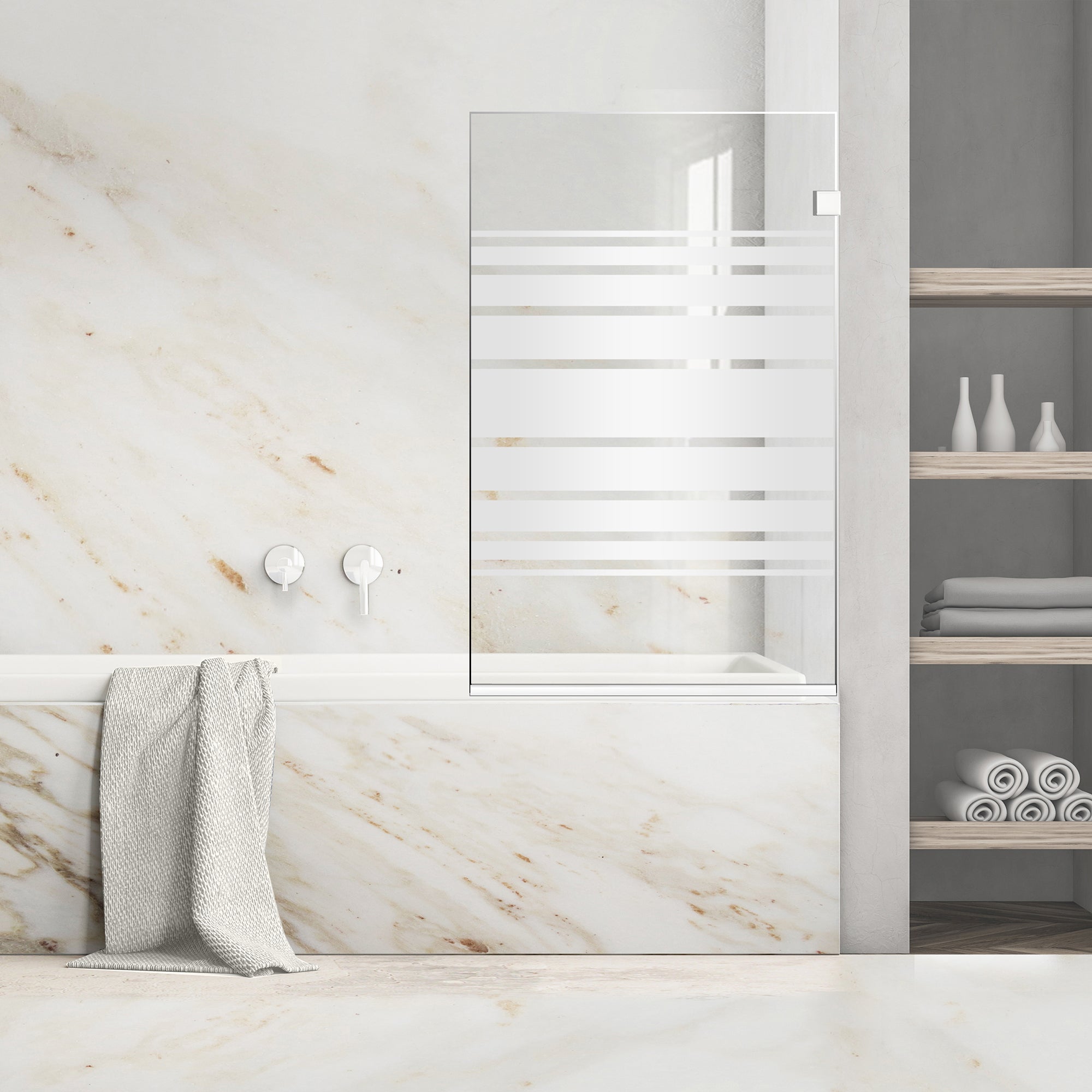 Bath screen, Bath screen Stainless steel