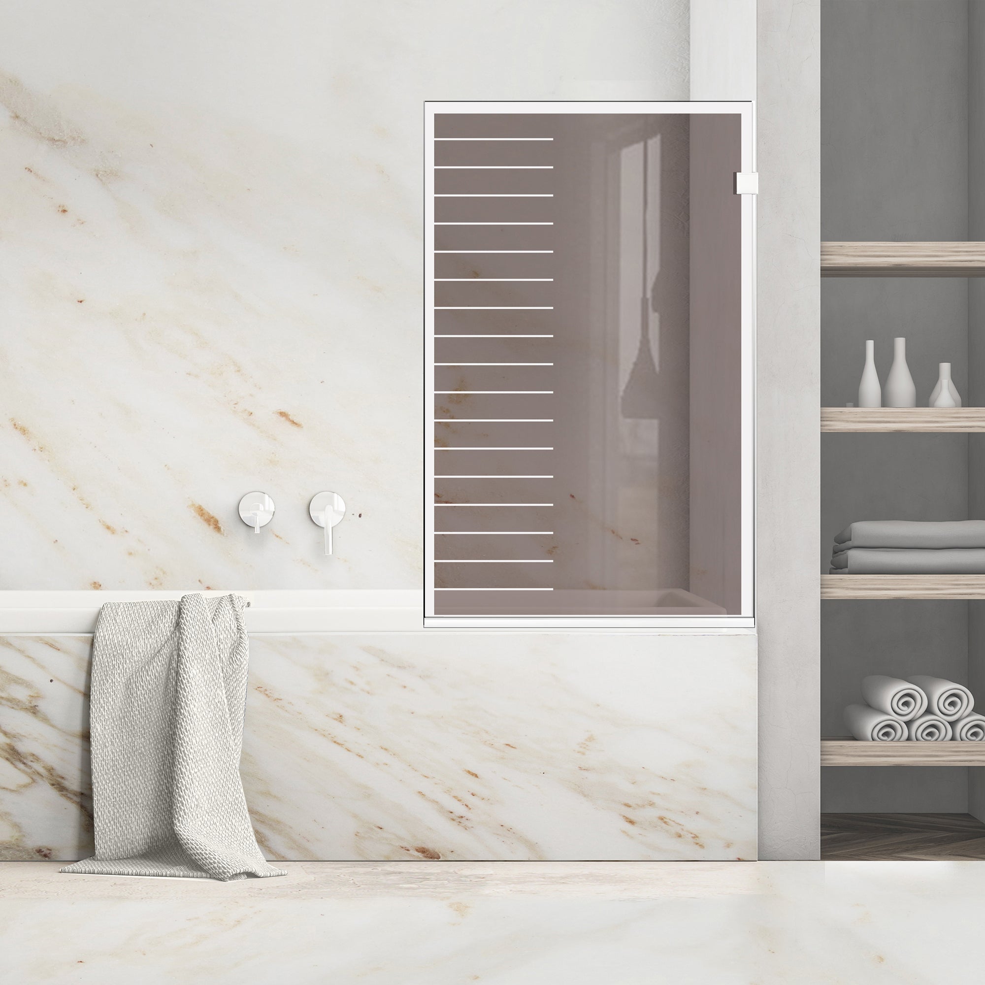 Bath screen, Bath screen Stainless steel