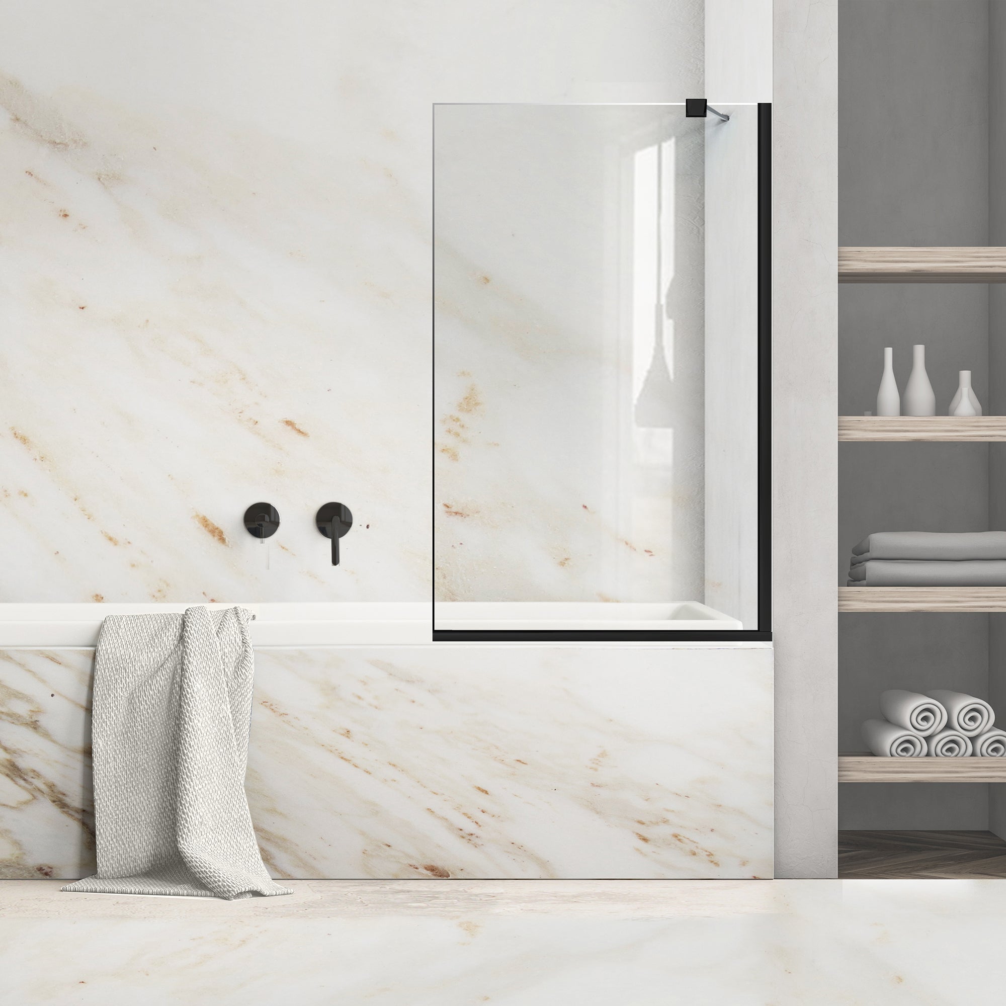 Bath screen, Bath screen Stainless steel