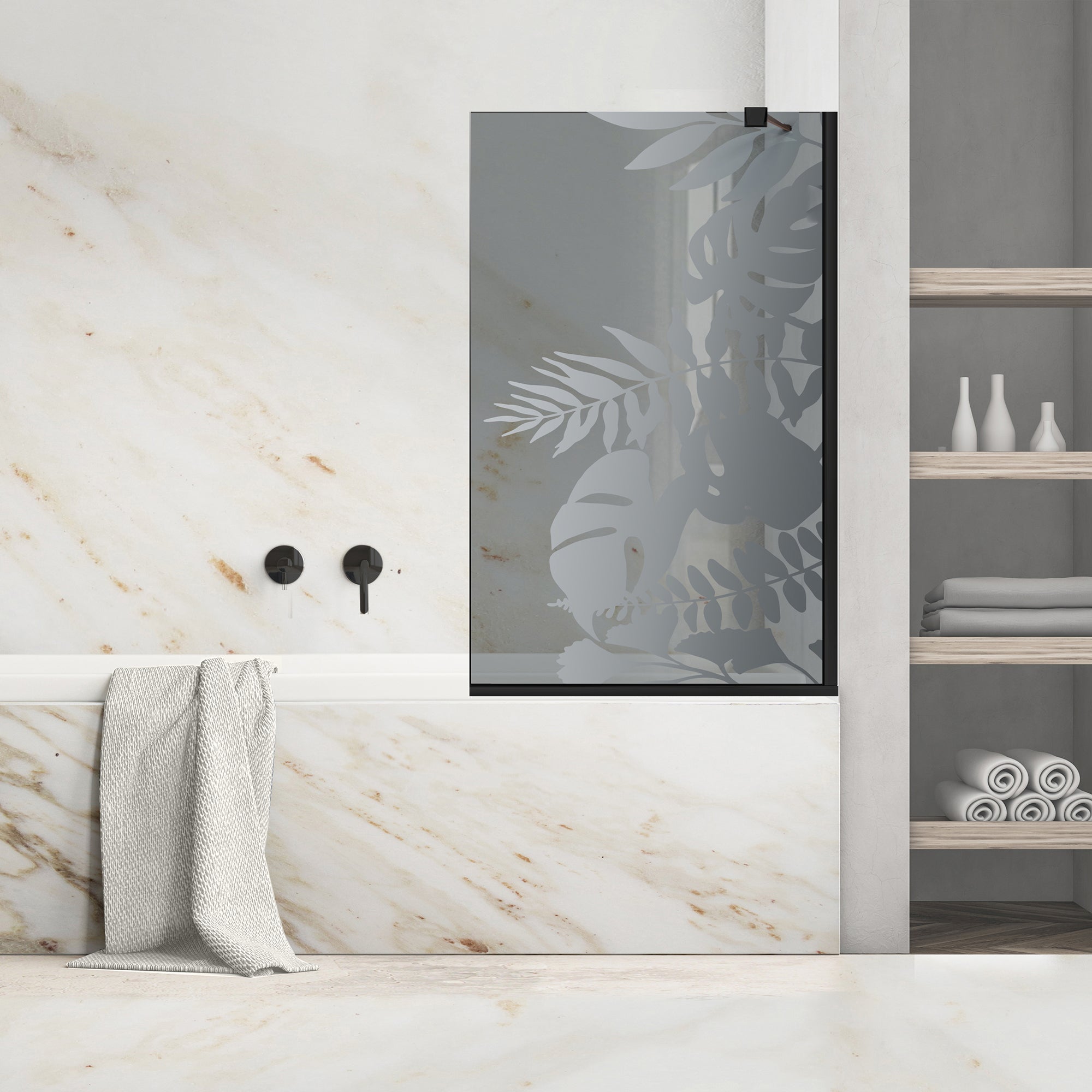 Bath screen, Bath screen Stainless steel