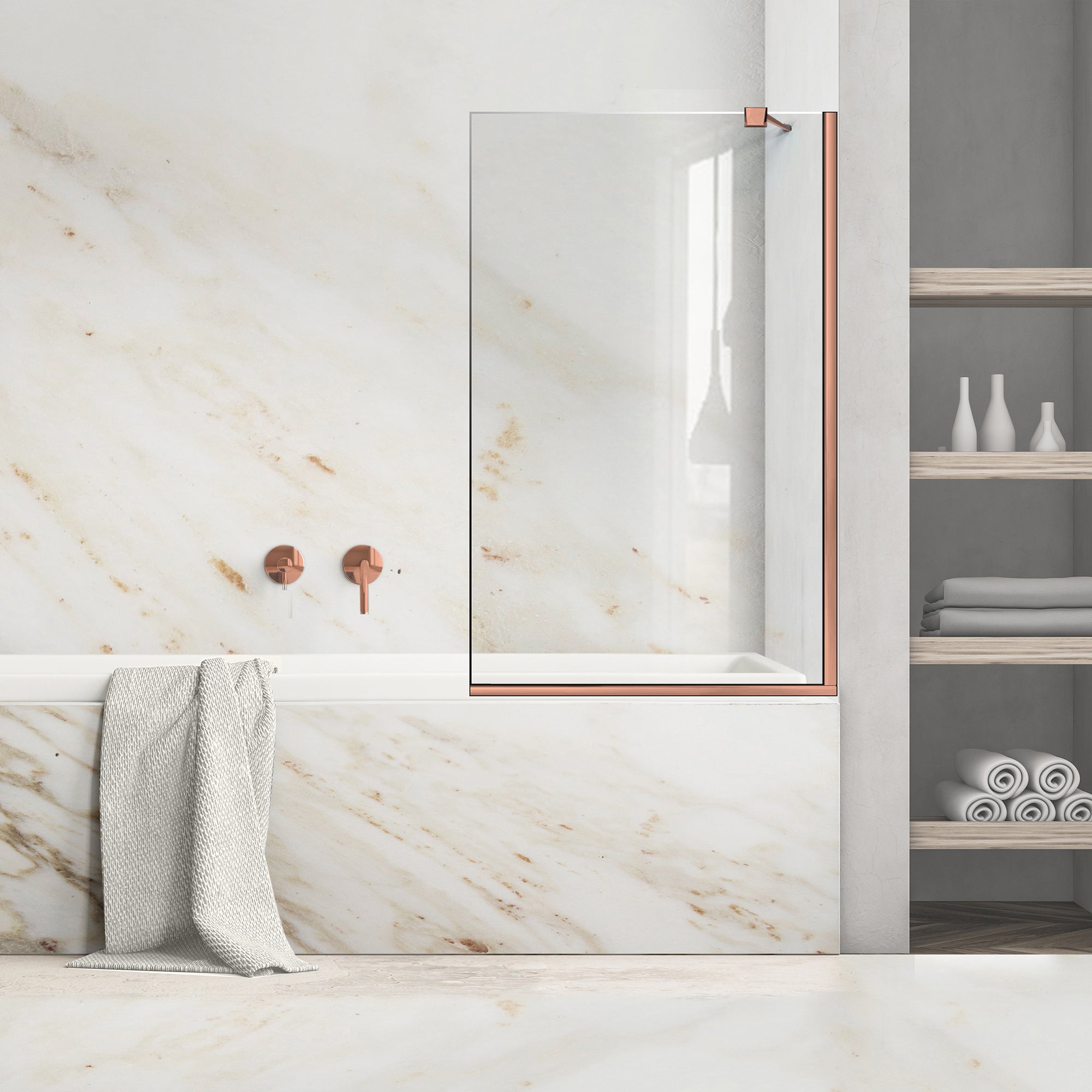 Bath screen, Bath screen Stainless steel
