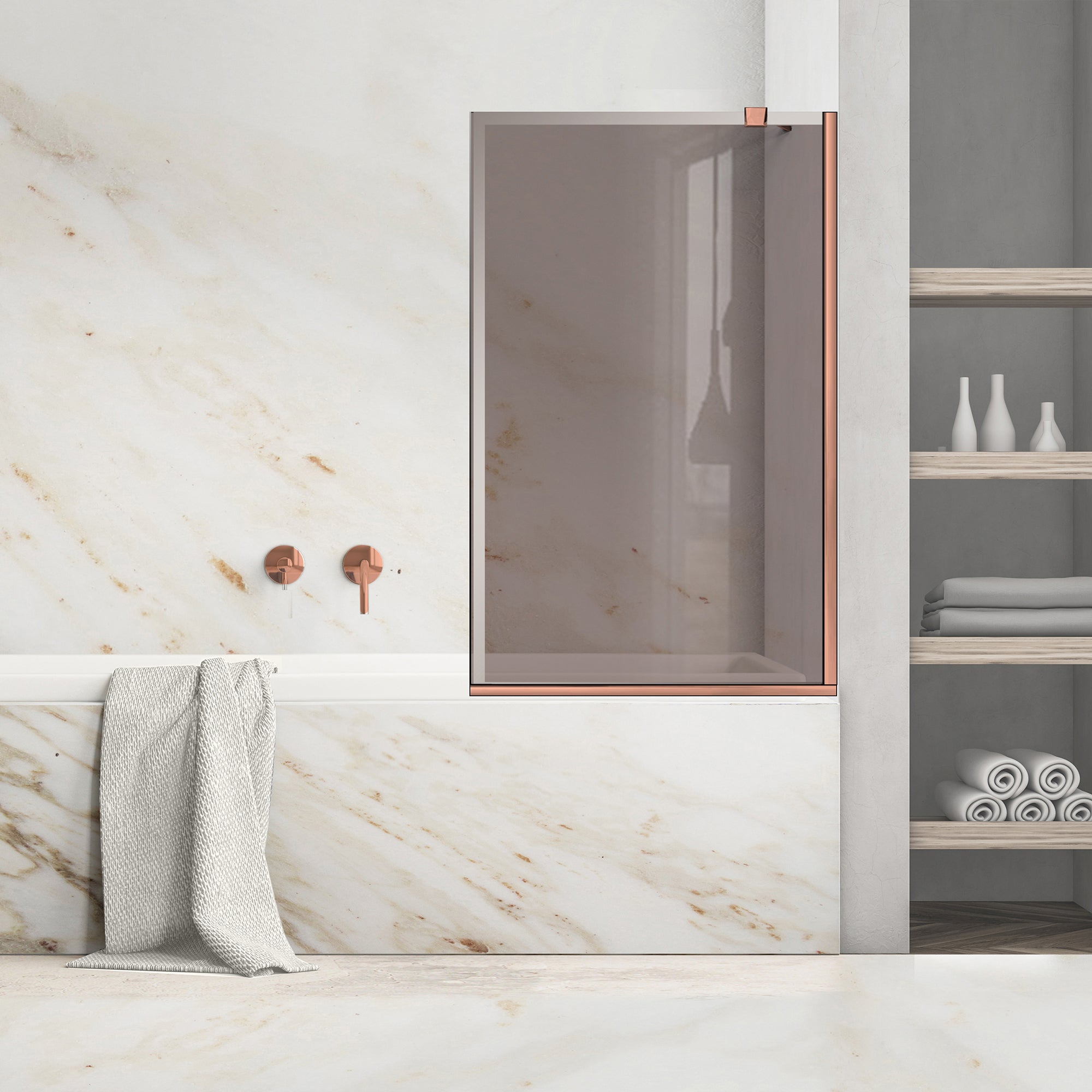 Bath screen, Bath screen Stainless steel