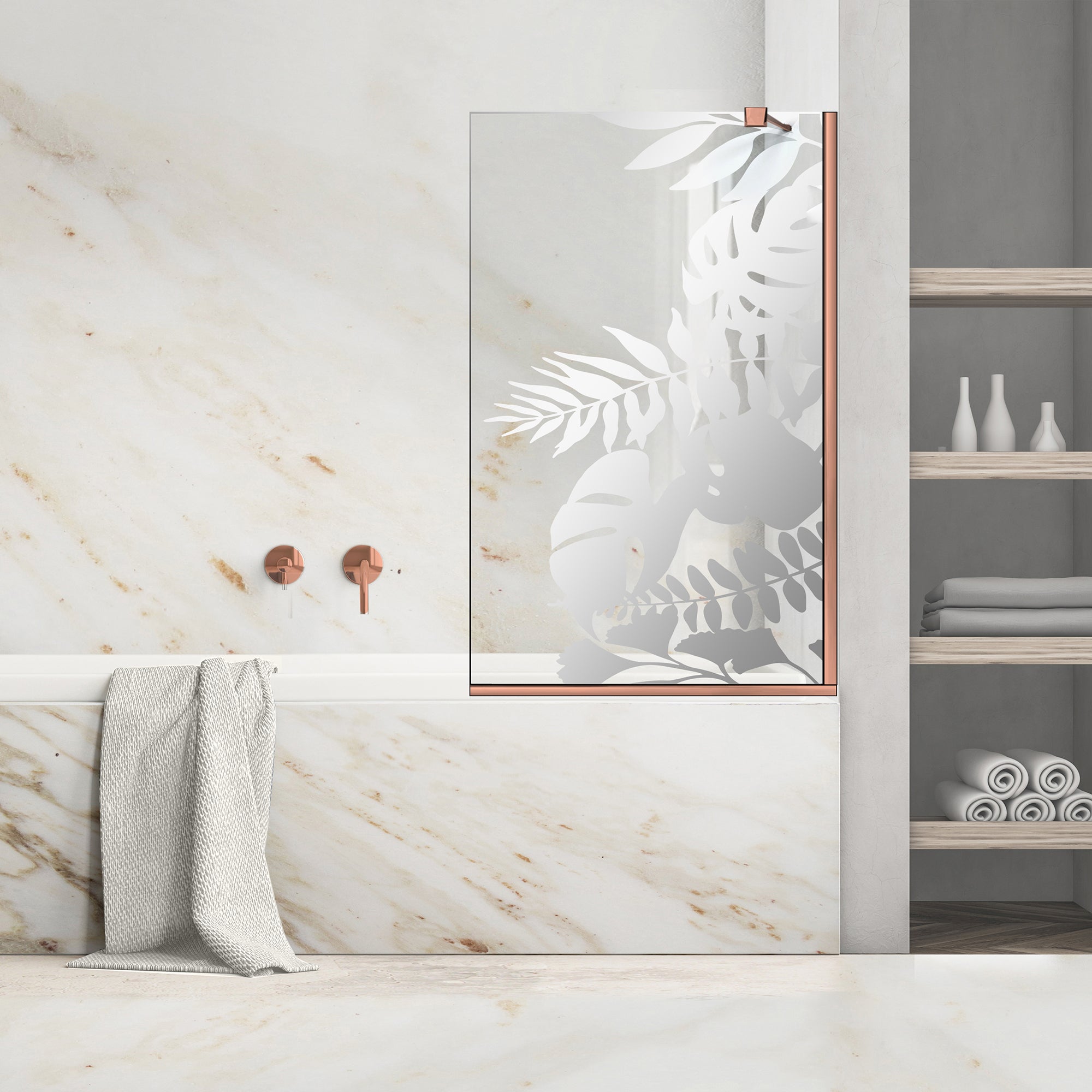 Bath screen, Bath screen Stainless steel