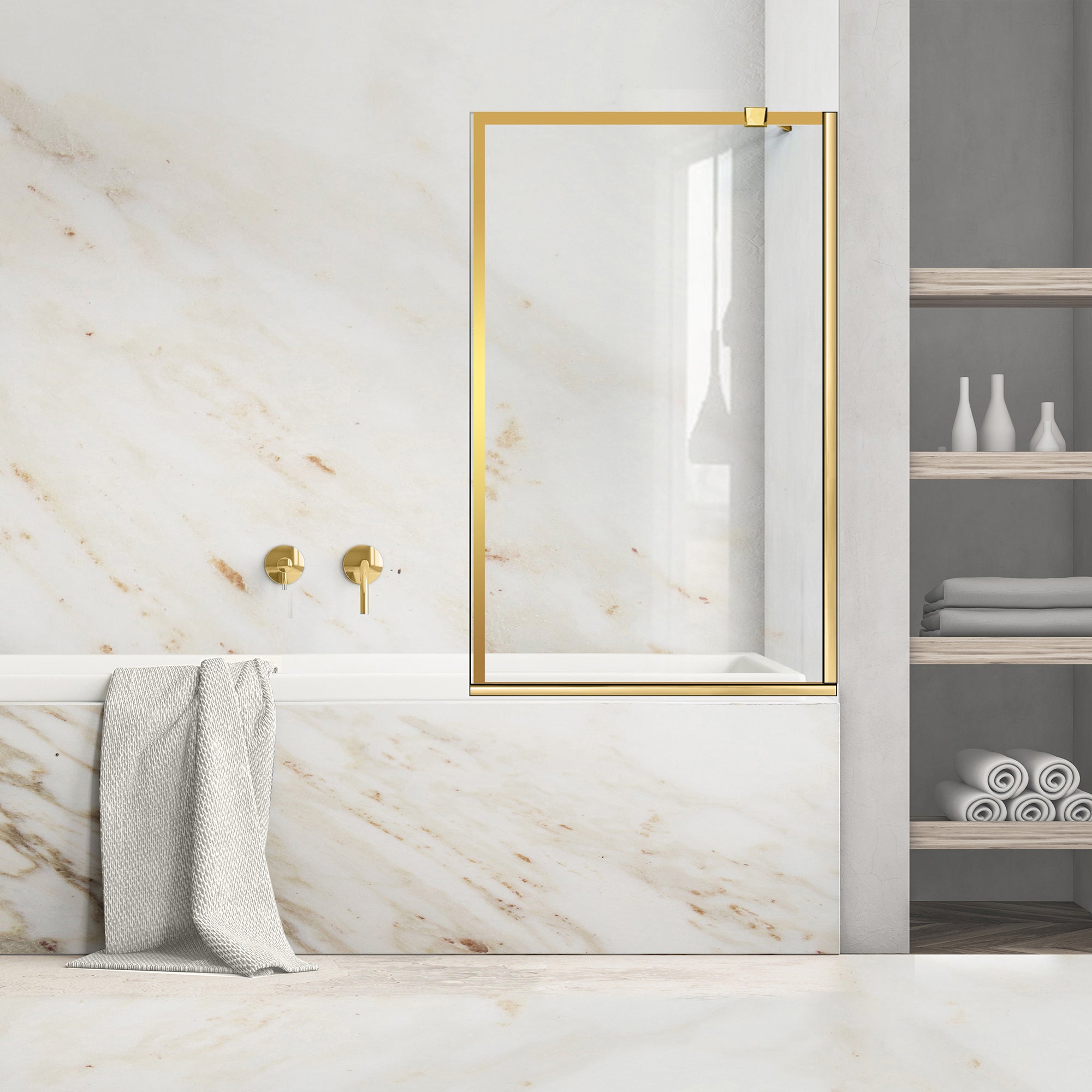 Bath screen, Bath screen Stainless steel