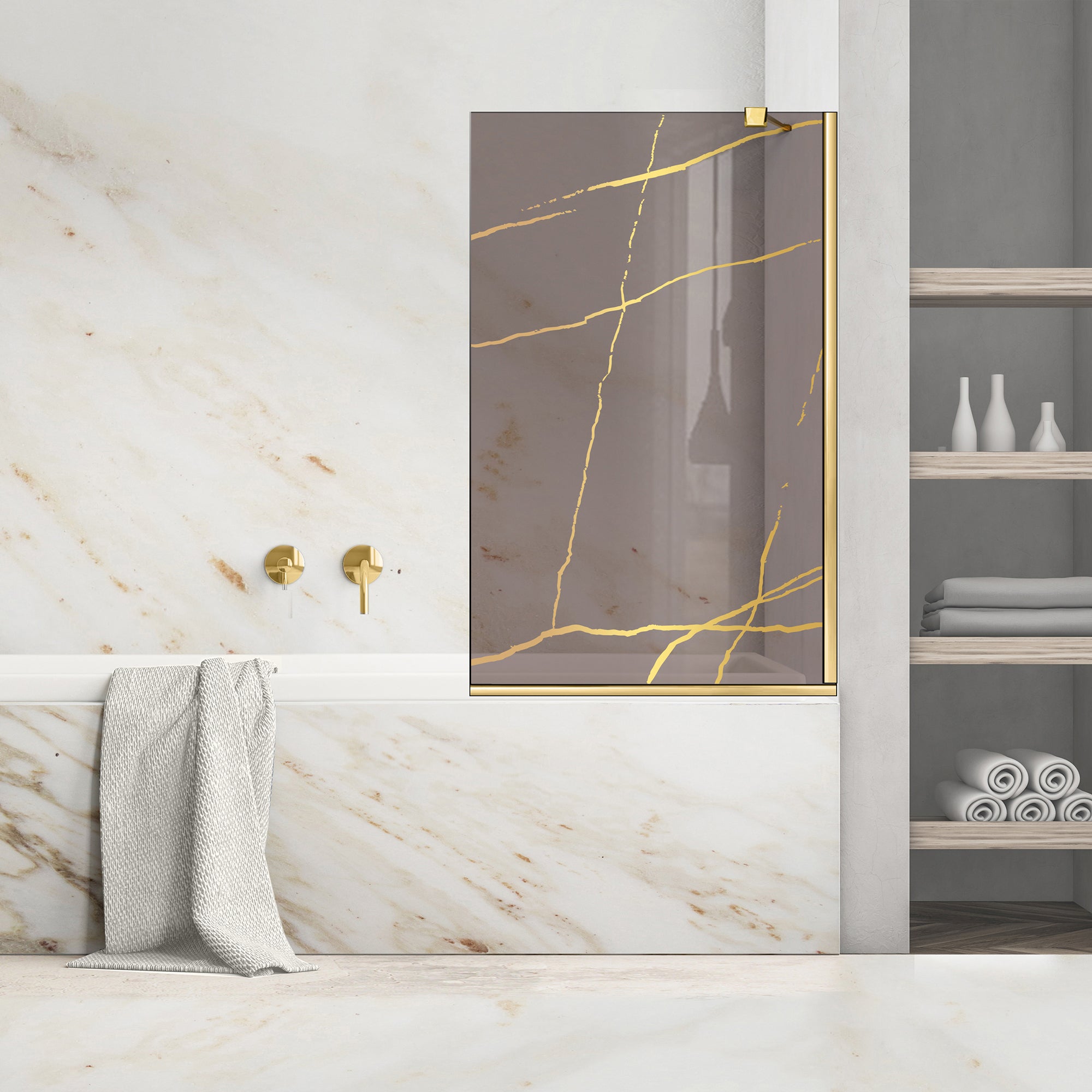 Bath screen, Bath screen Stainless steel