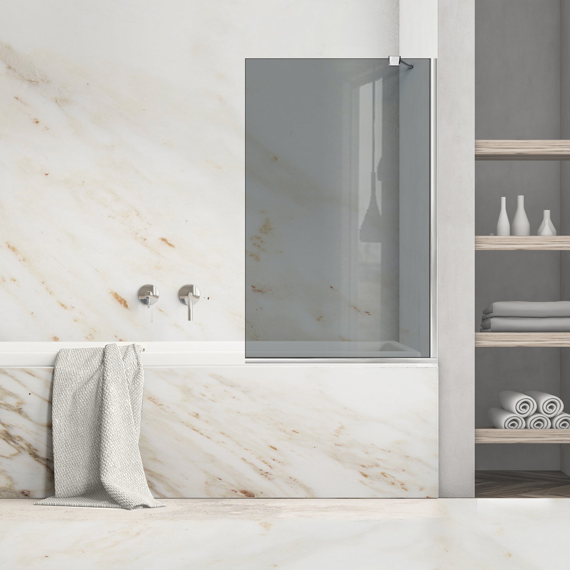 Bath screen, Bath screen Stainless steel