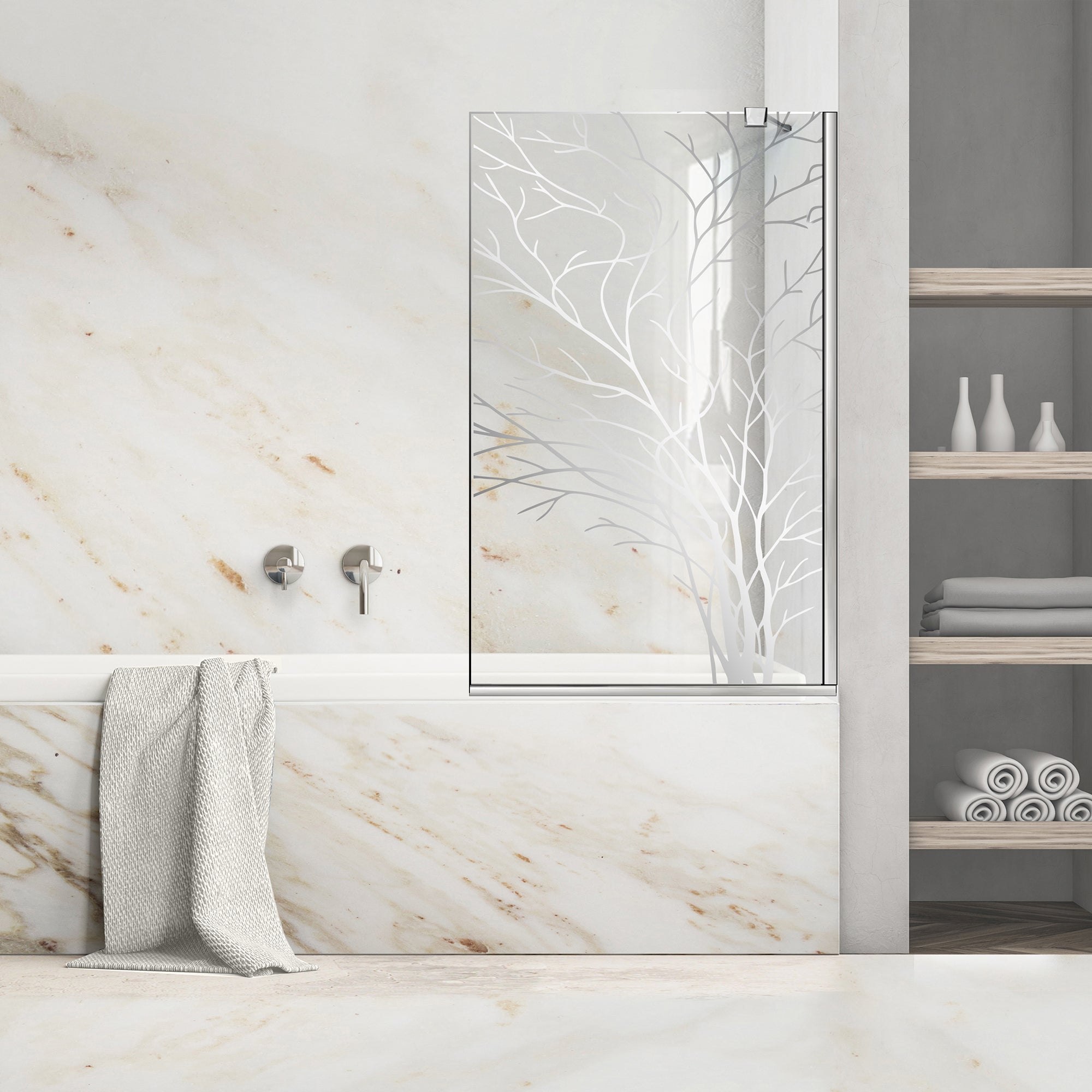 Bath screen, Bath screen Stainless steel