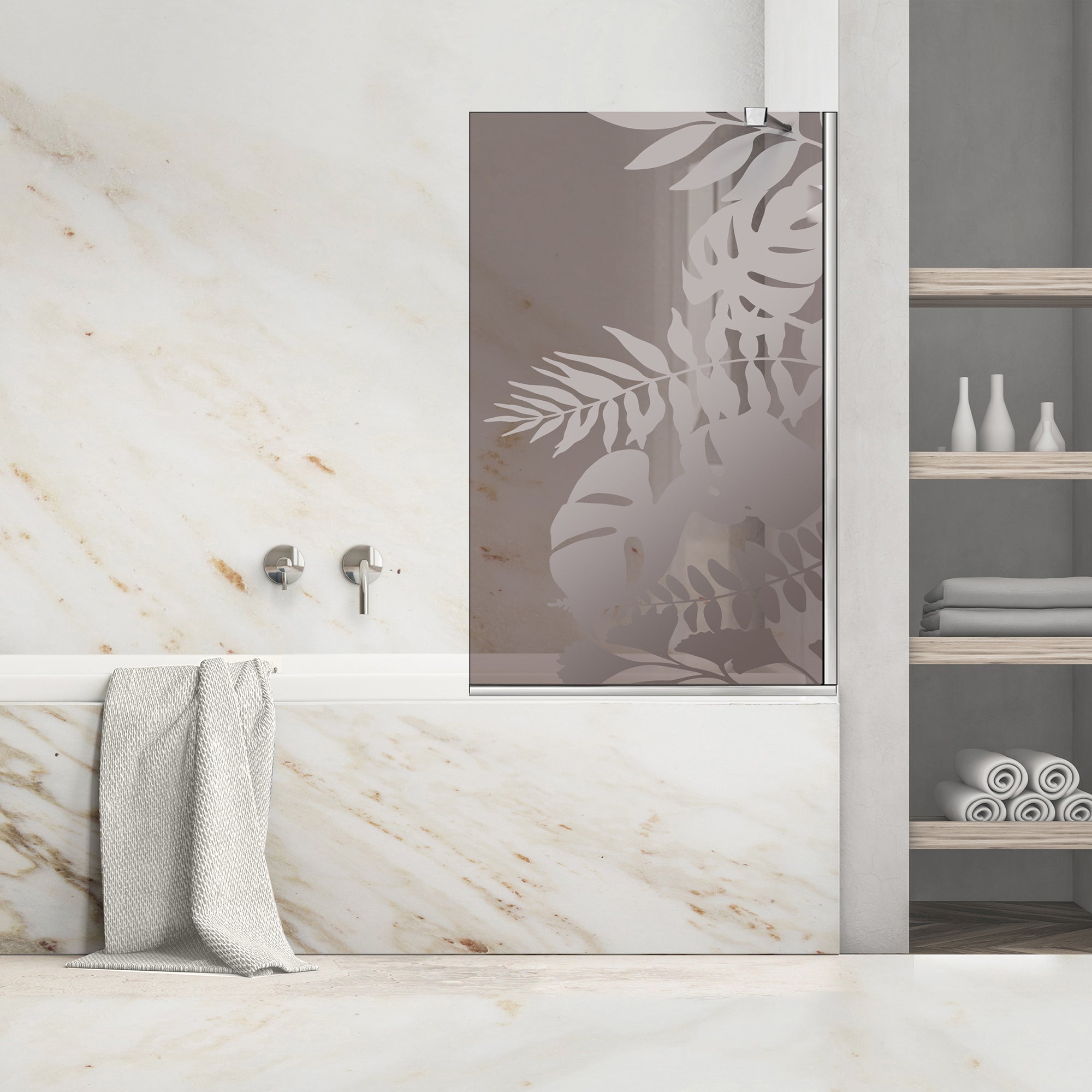 Bath screen, Bath screen Stainless steel