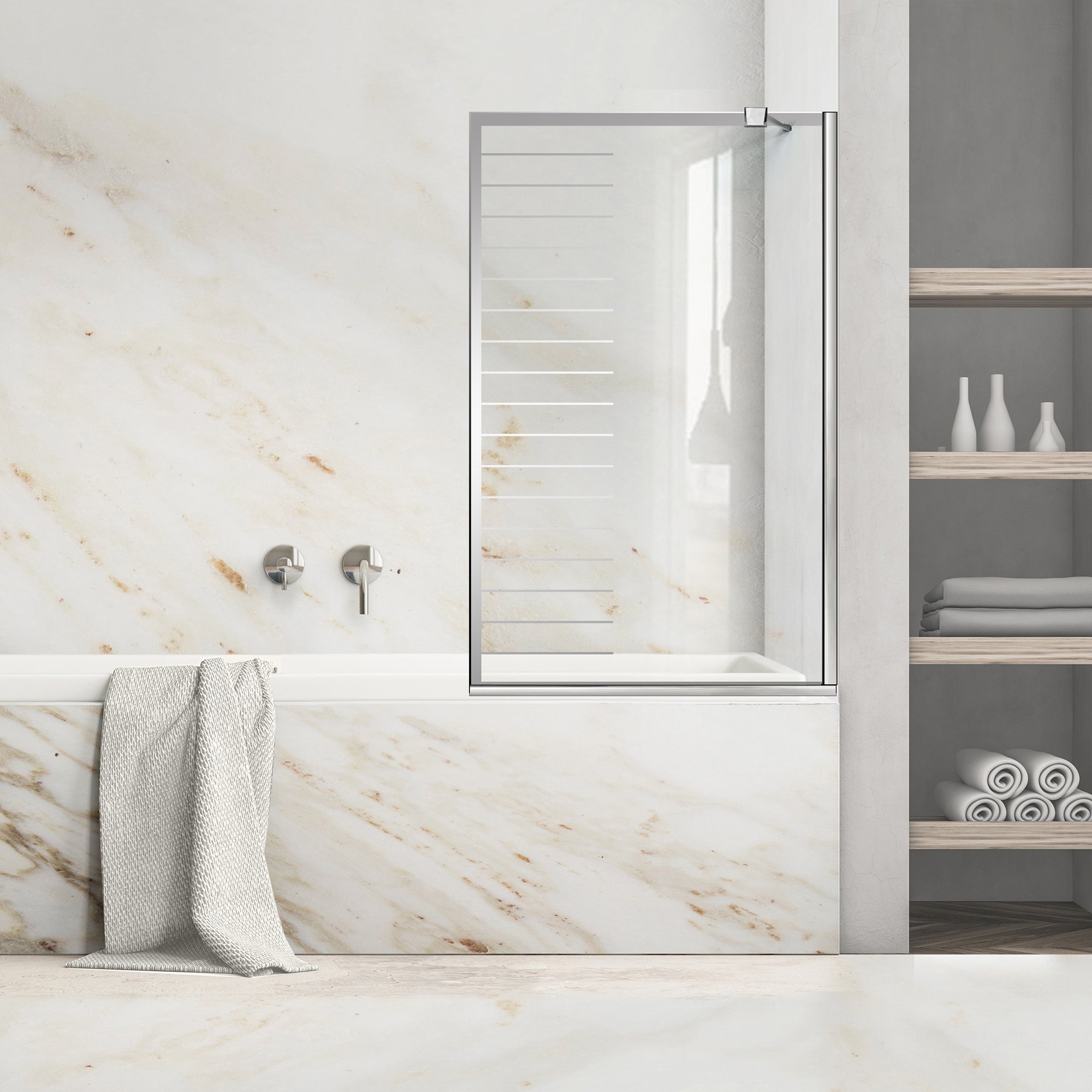 Bath screen, Bath screen Stainless steel