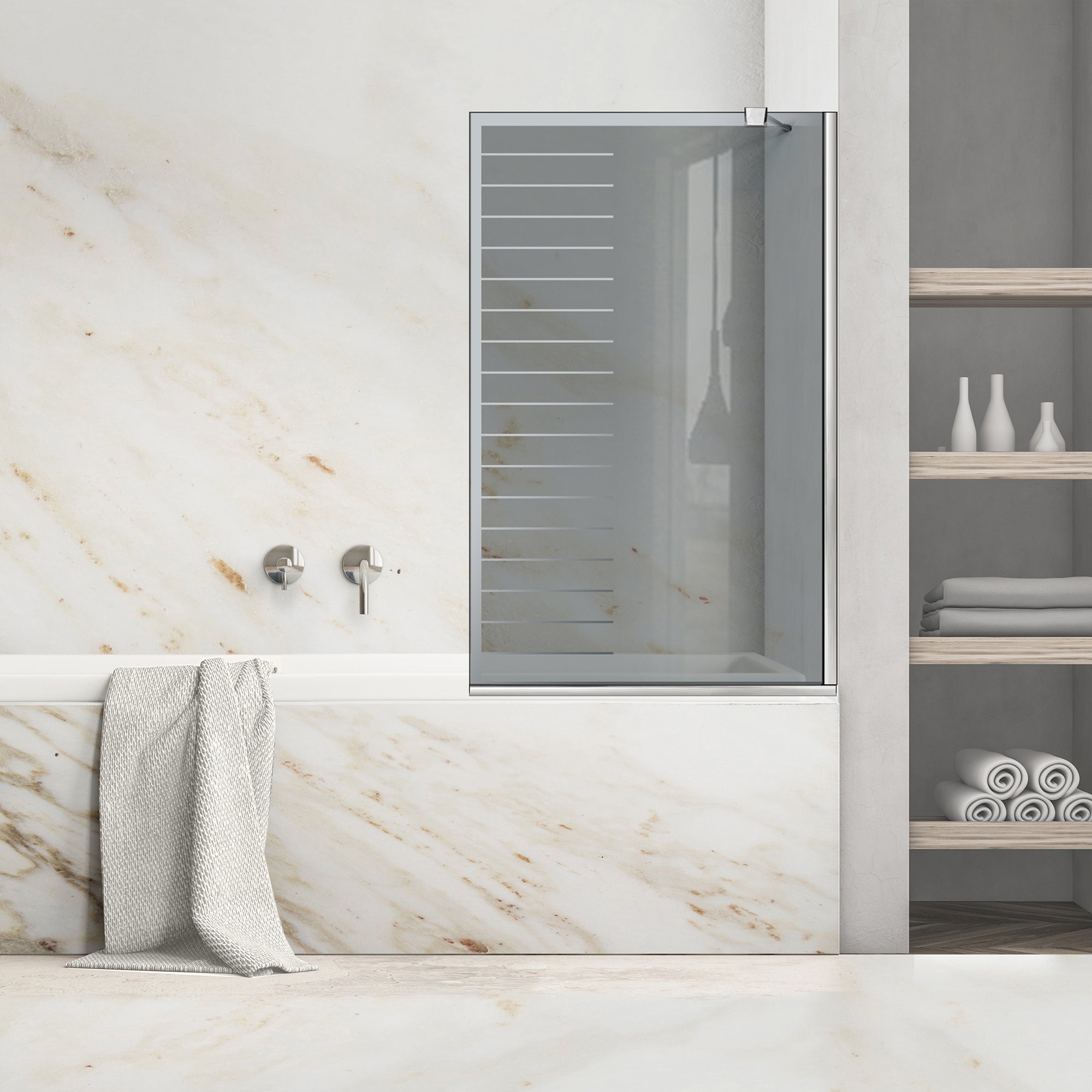 Bath screen, Bath screen Stainless steel