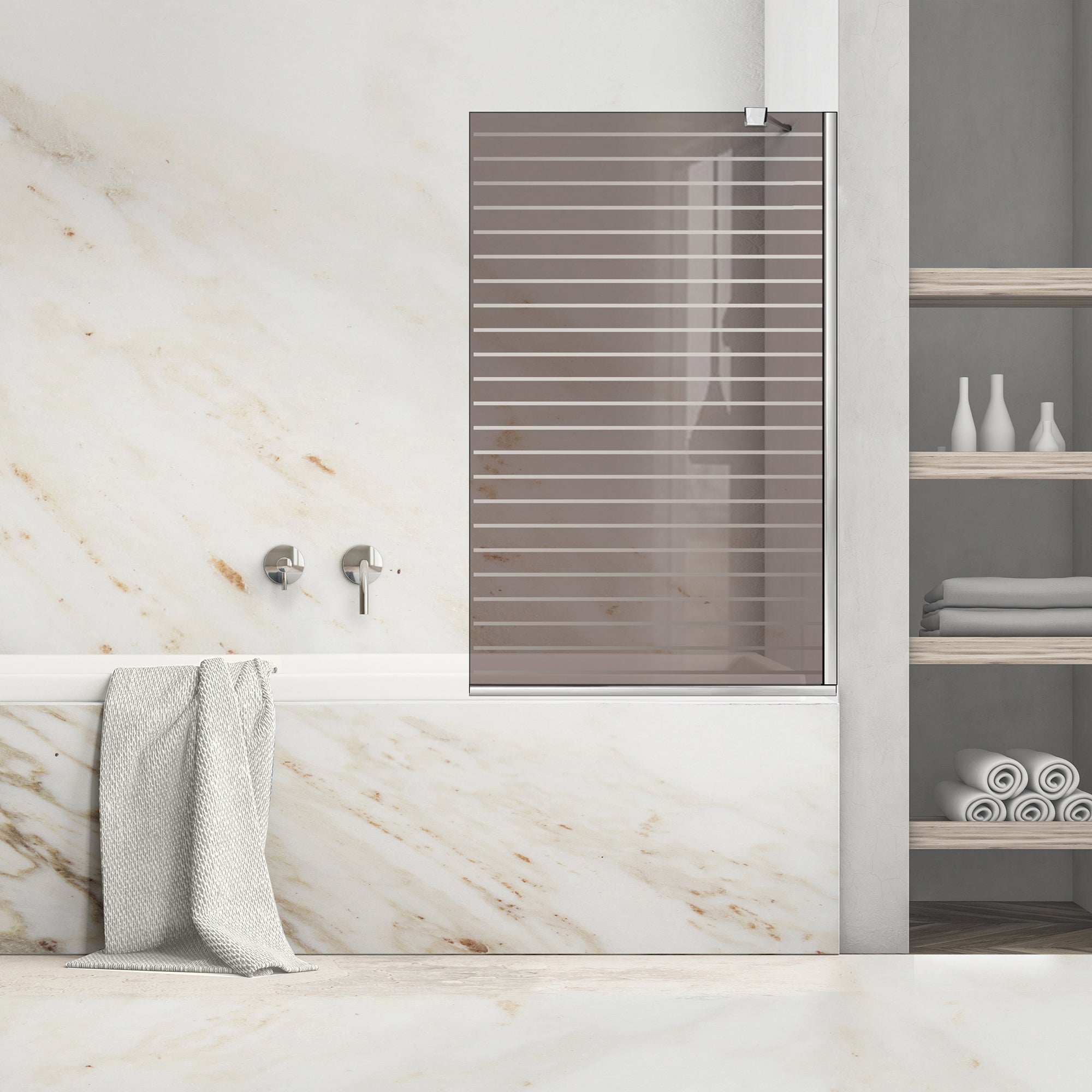 Bath screen, Bath screen Stainless steel