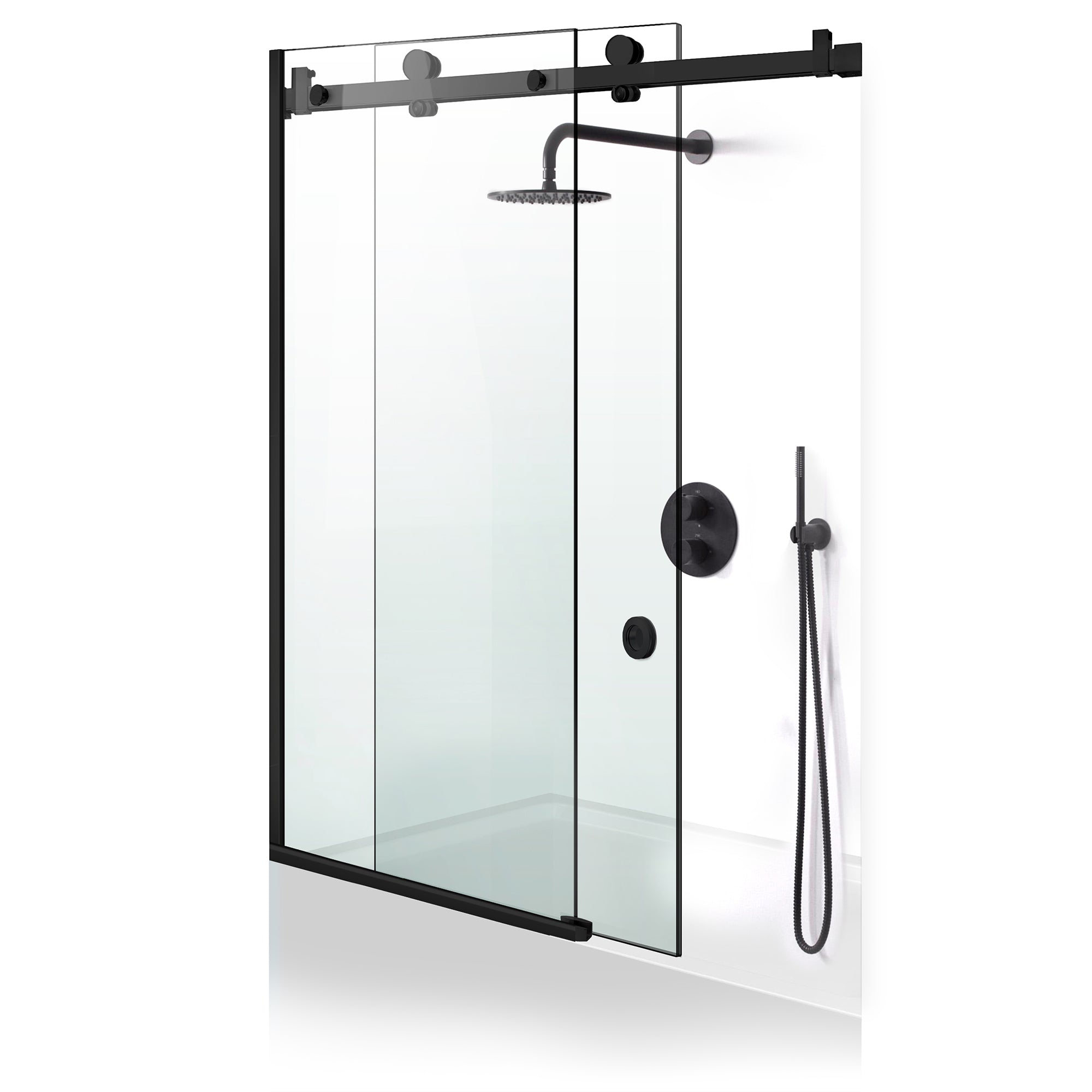 Bath screen, Bath screen Stainless steel #Clear