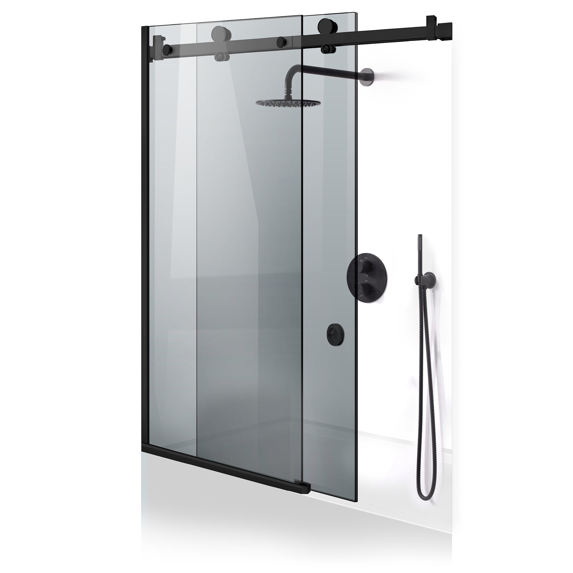 Bath screen, Bath screen Stainless steel #Grey