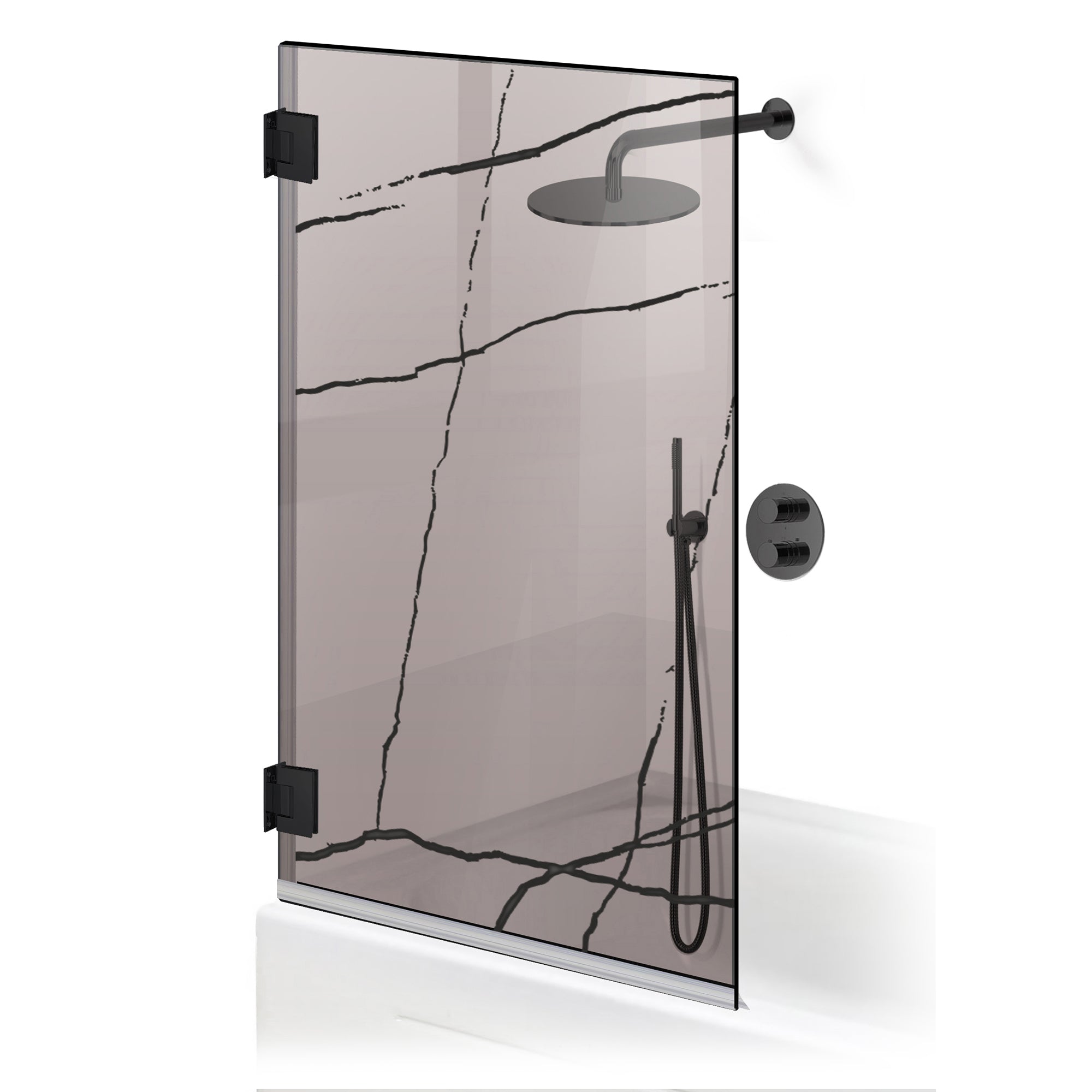 Bath screen, Bath screen Stainless steel