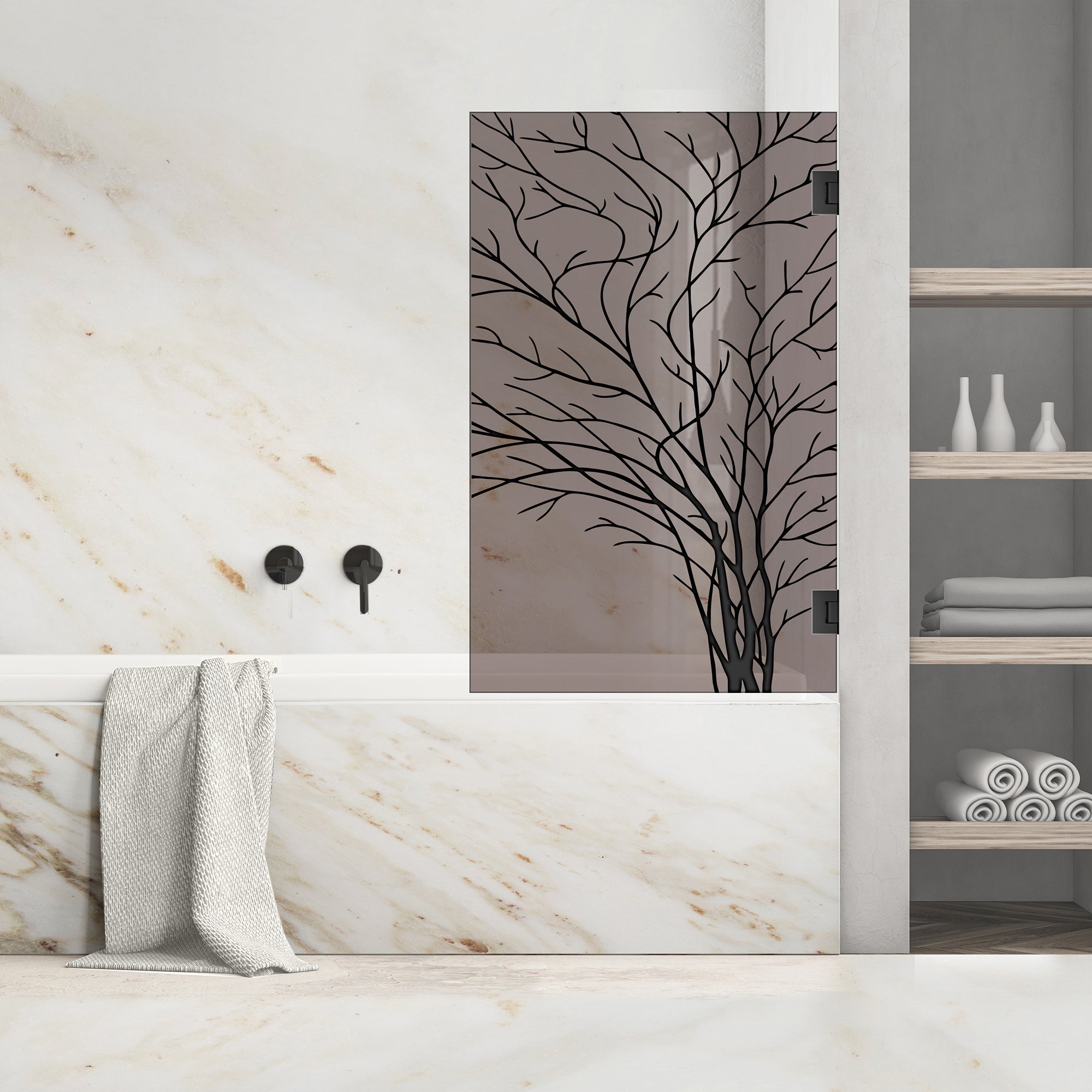 Bath screen, Bath screen Stainless steel