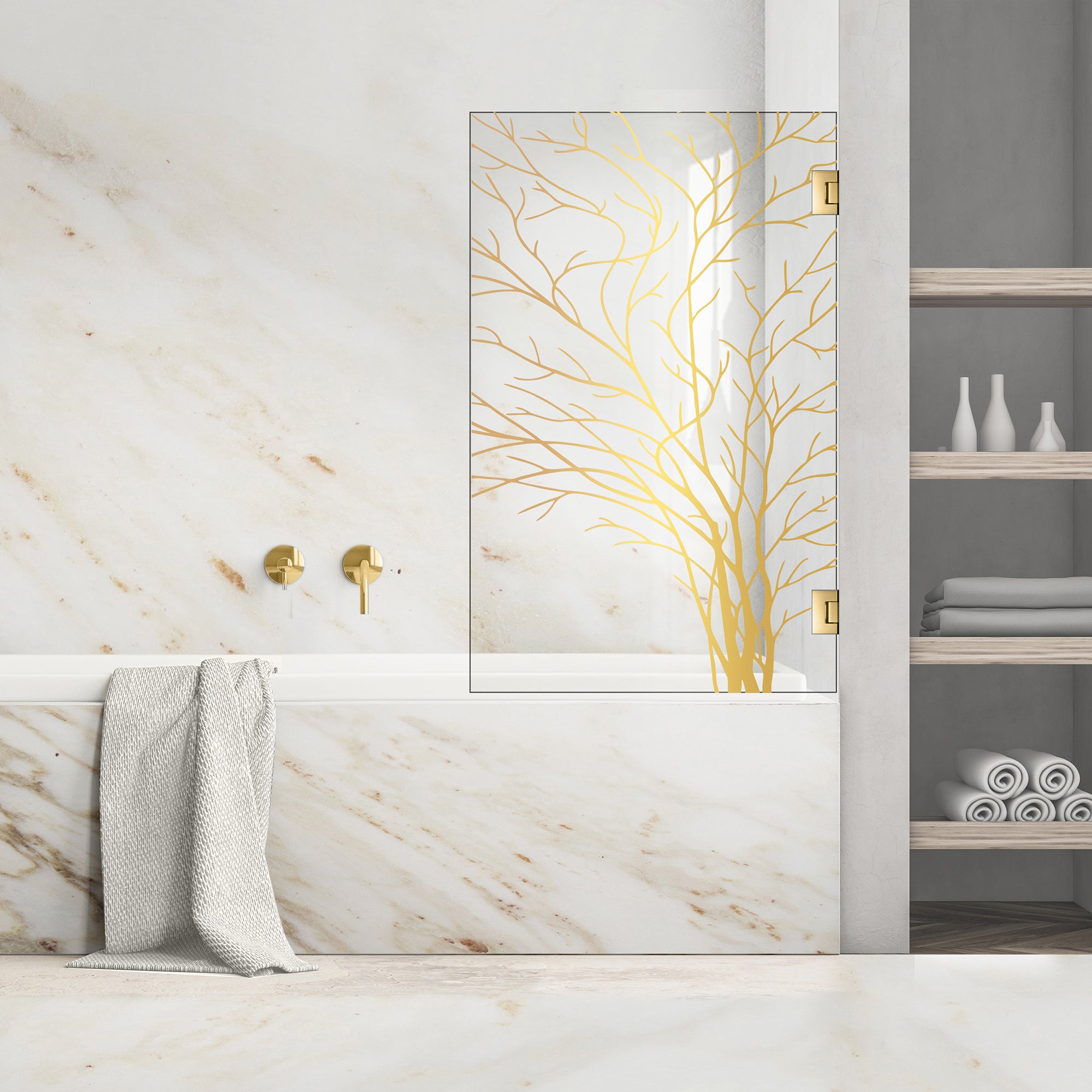 Bath screen, Bath screen Stainless steel