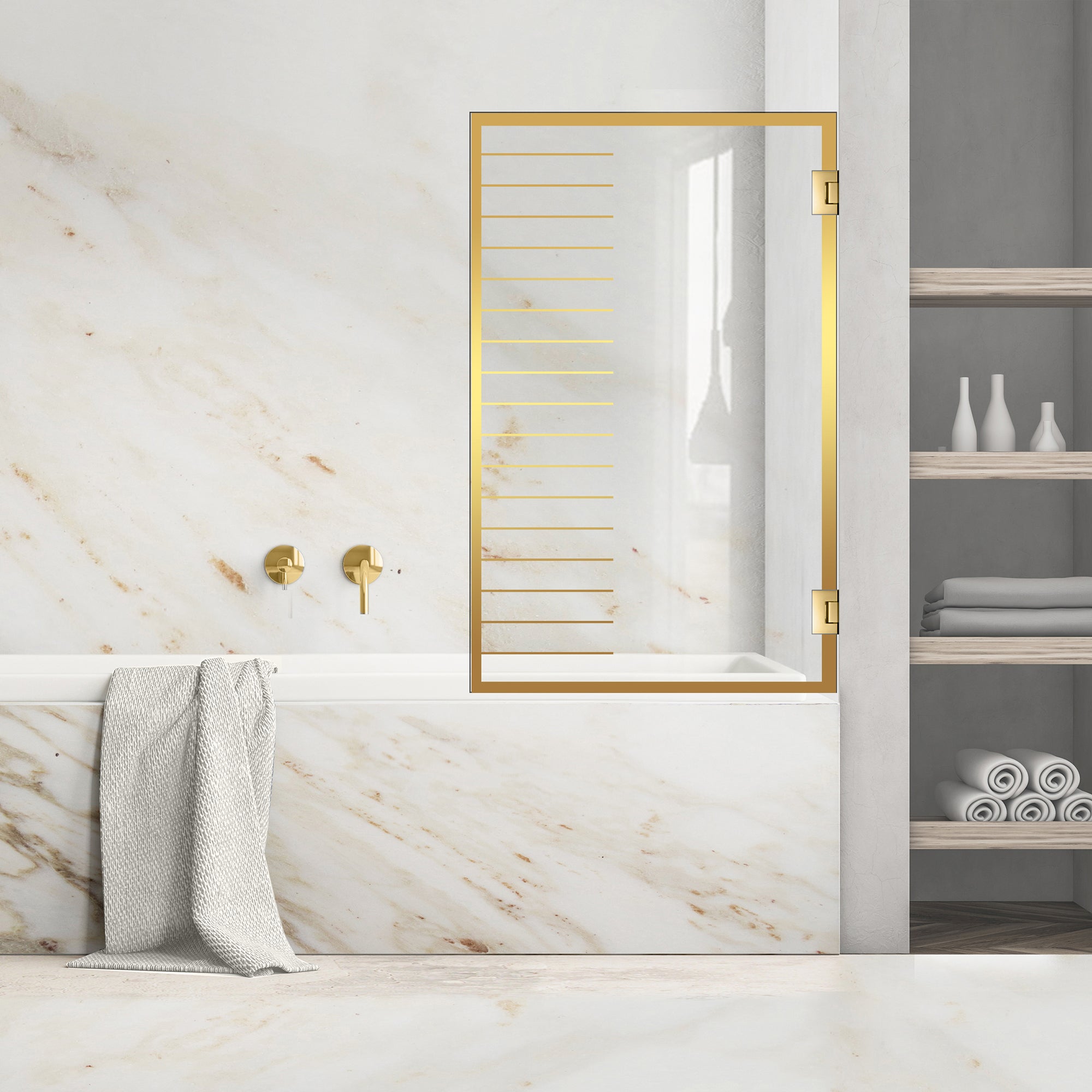 Bath screen, Bath screen Stainless steel