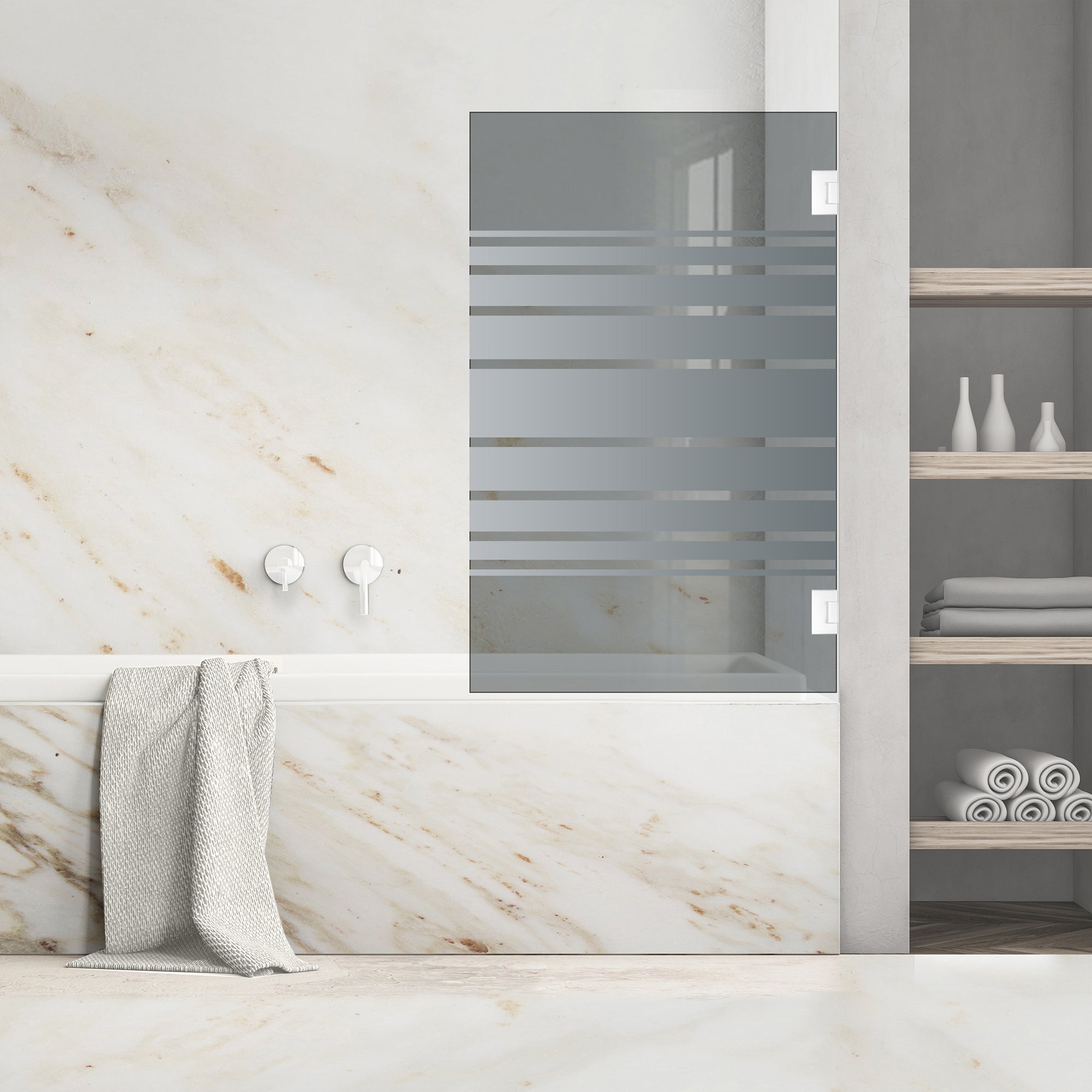 Bath screen, Bath screen Stainless steel