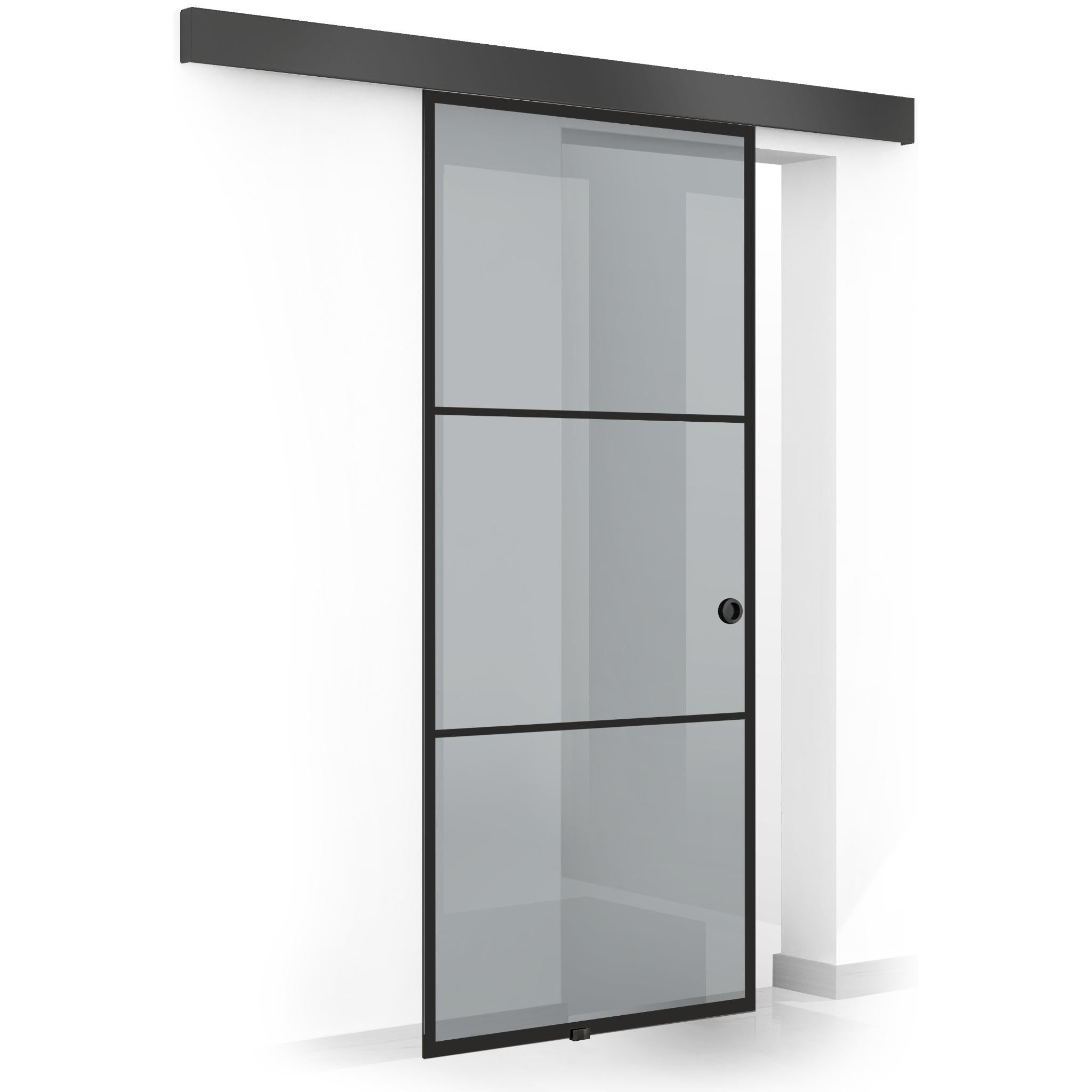 Sliding glass door, interior Glass door #Grey