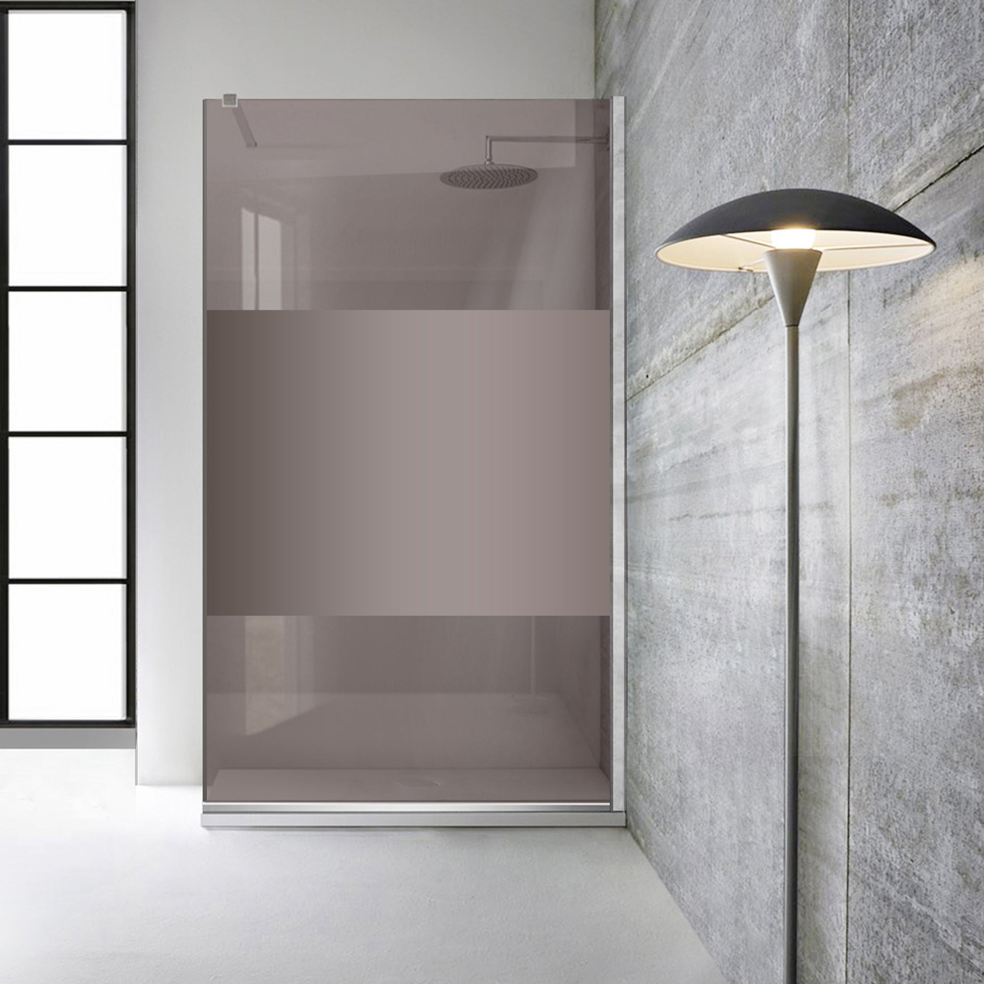 Shower Screens Walk-in, Shower wall Stainless steel, #Bronze #Bronze