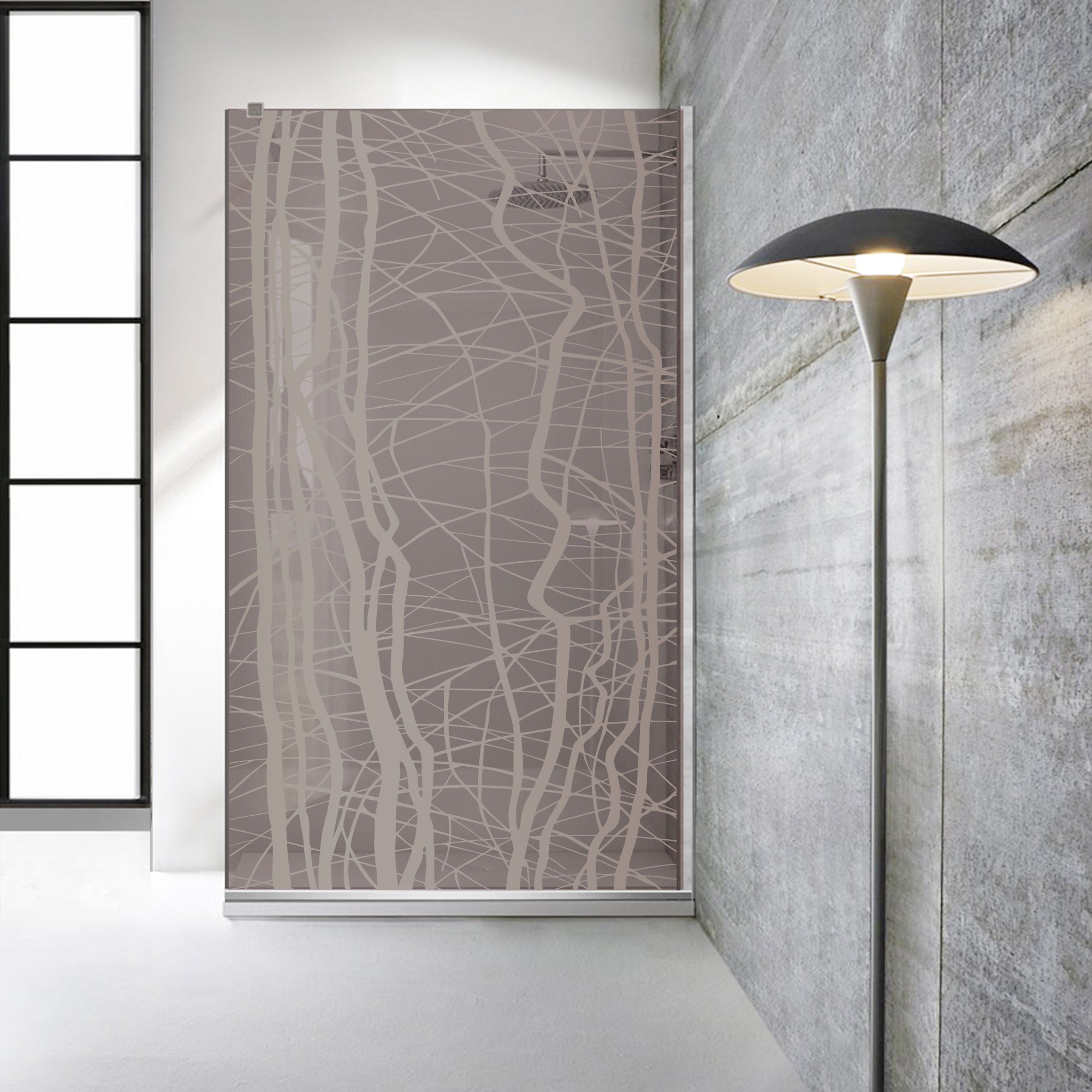 Shower Screens Walk-in, Shower wall Stainless steel, #Bronze #Bronze