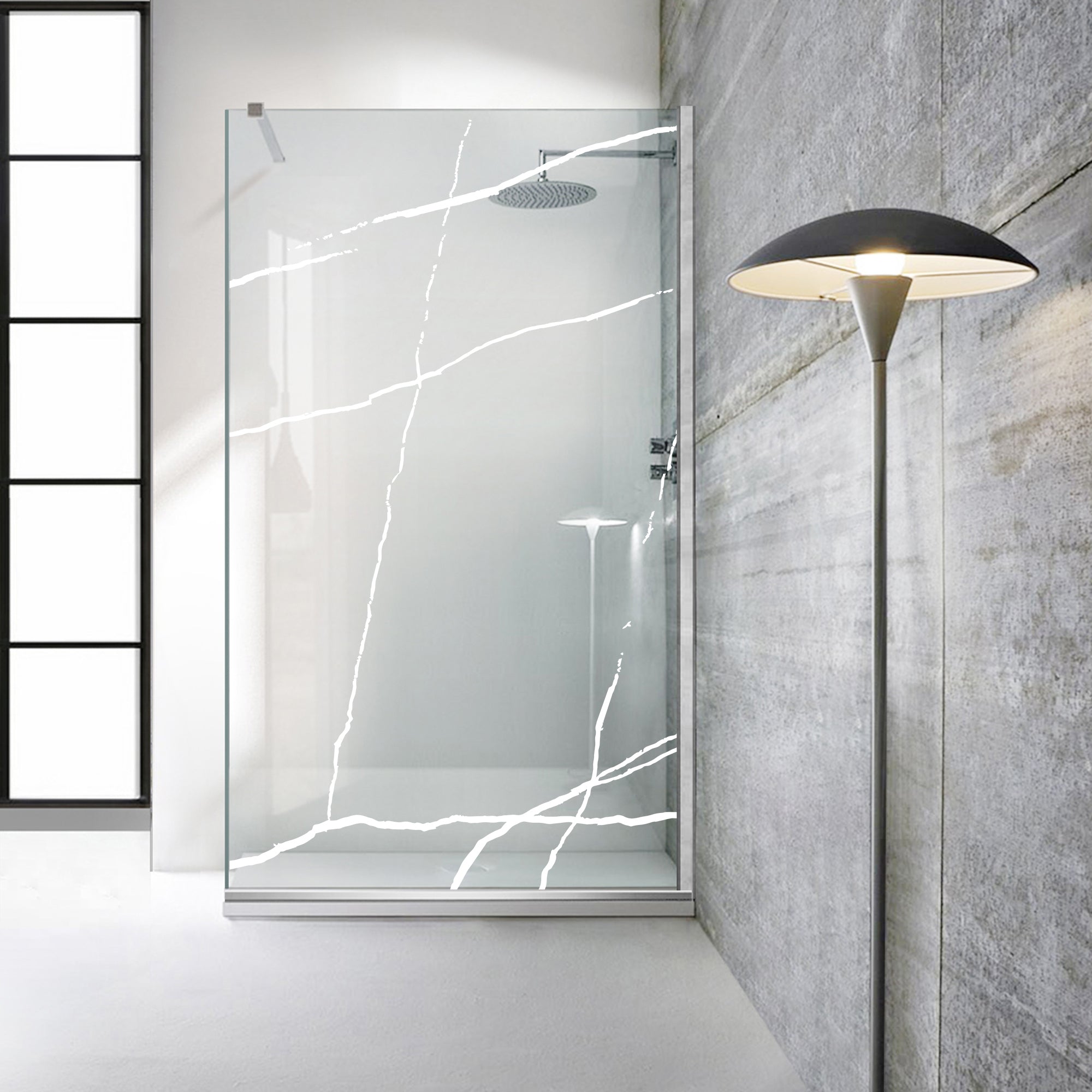 Shower Screens Walk-in, Shower wall Stainless steel, #Clear #Water-clear