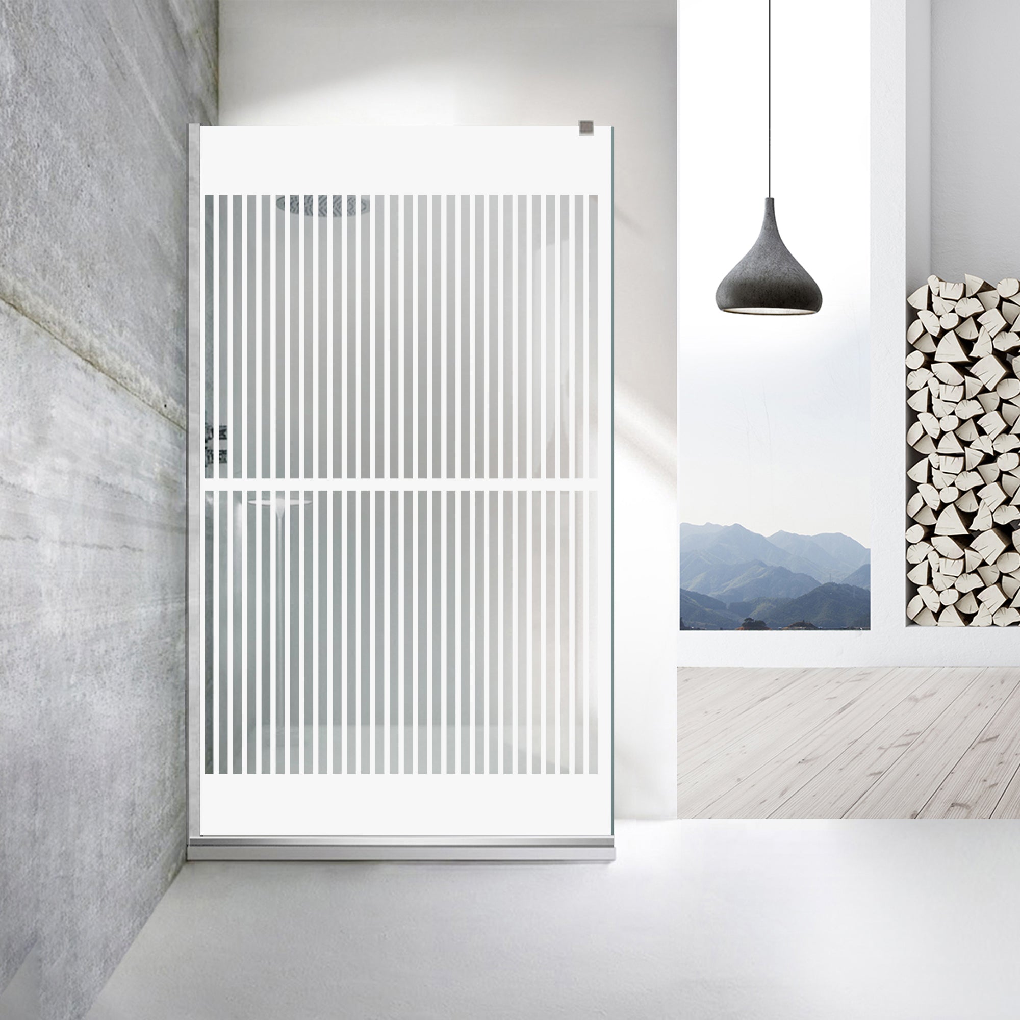 Shower Screens Walk-in, Shower wall Stainless steel, #Clear #Water-clear