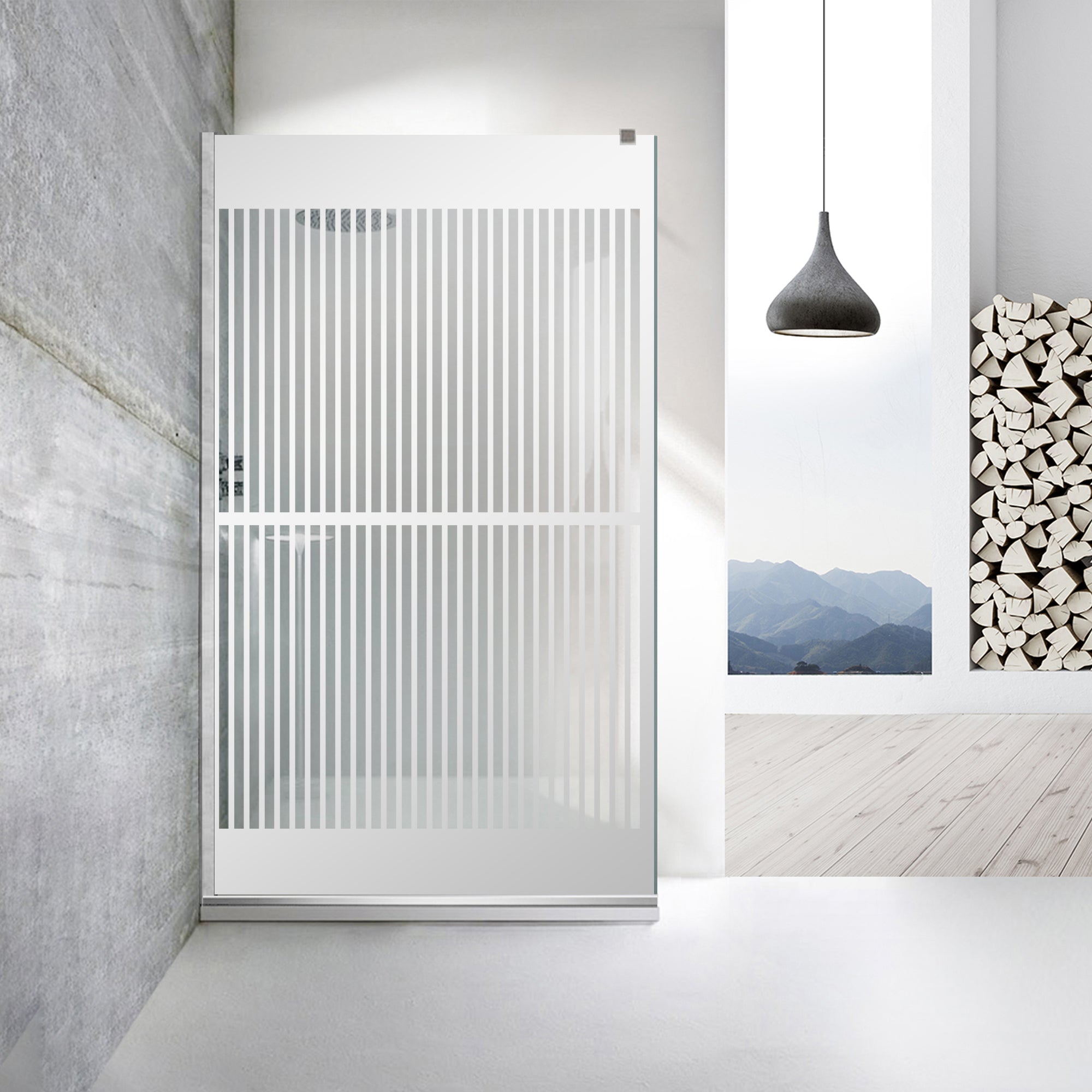 Shower Screens Walk-in, Shower wall Stainless steel, #Clear #Water-clear