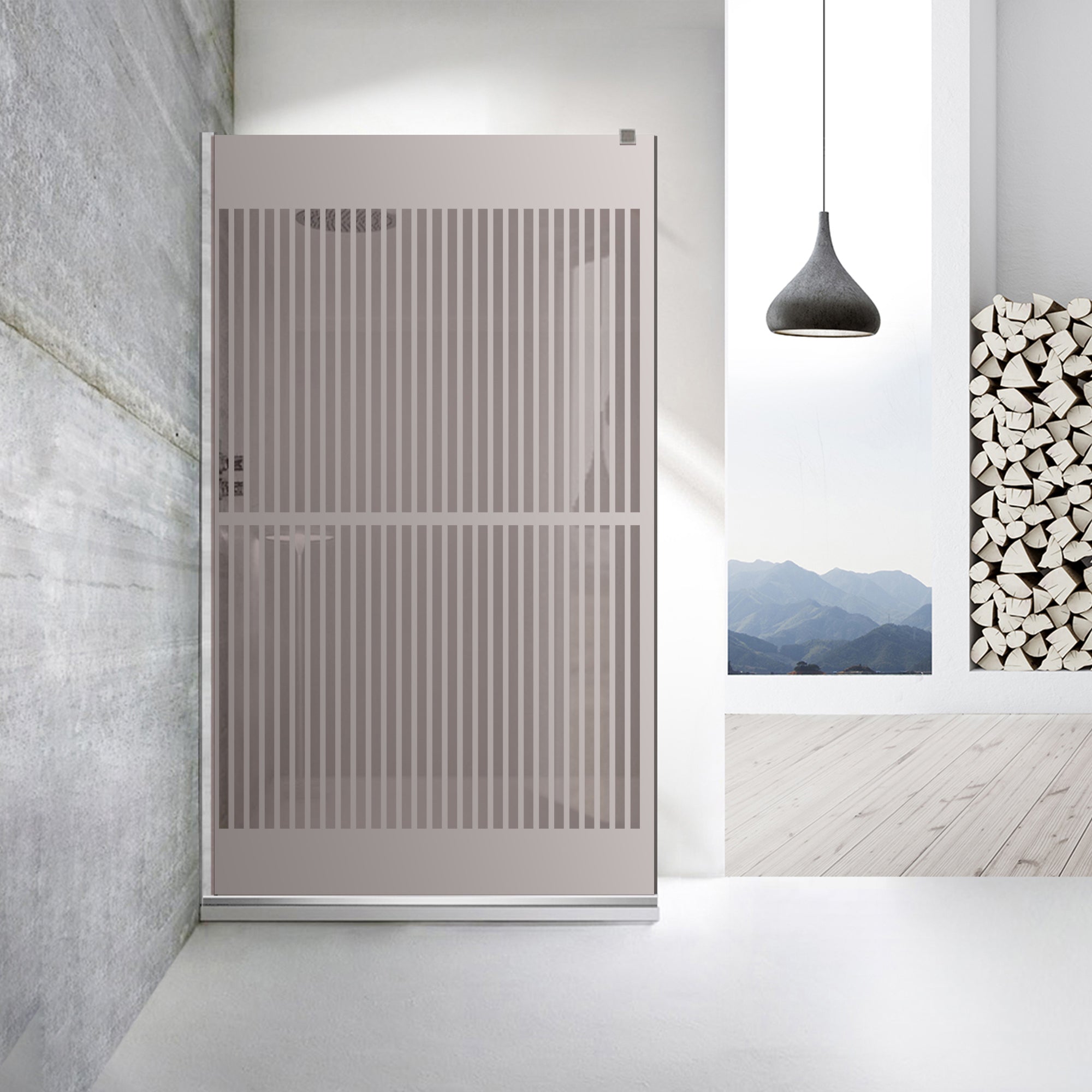 Shower Screens Walk-in, Shower wall Stainless steel, #Bronze #Bronze