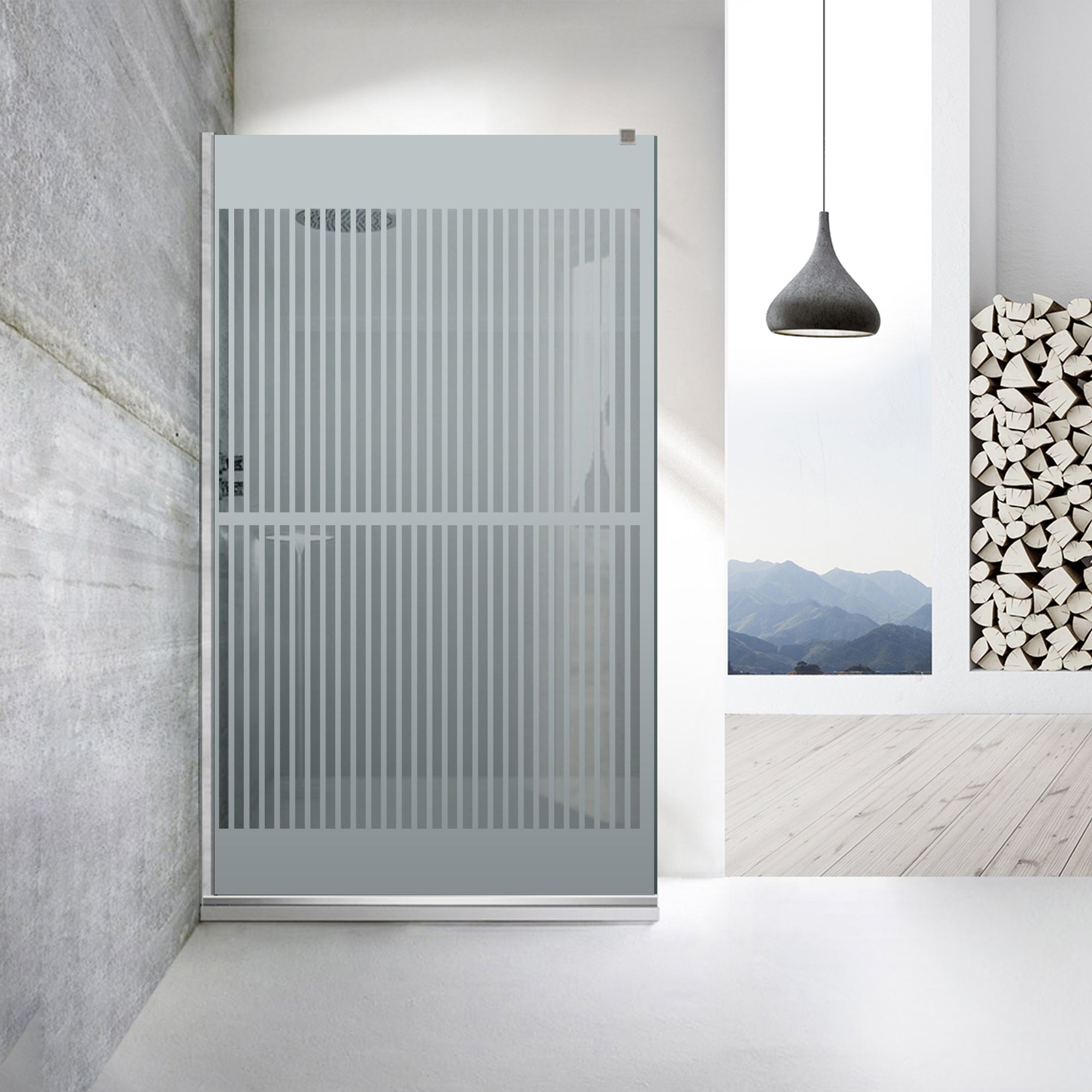 Shower Screens Walk-in, Shower wall Stainless steel, #Grey #Grey