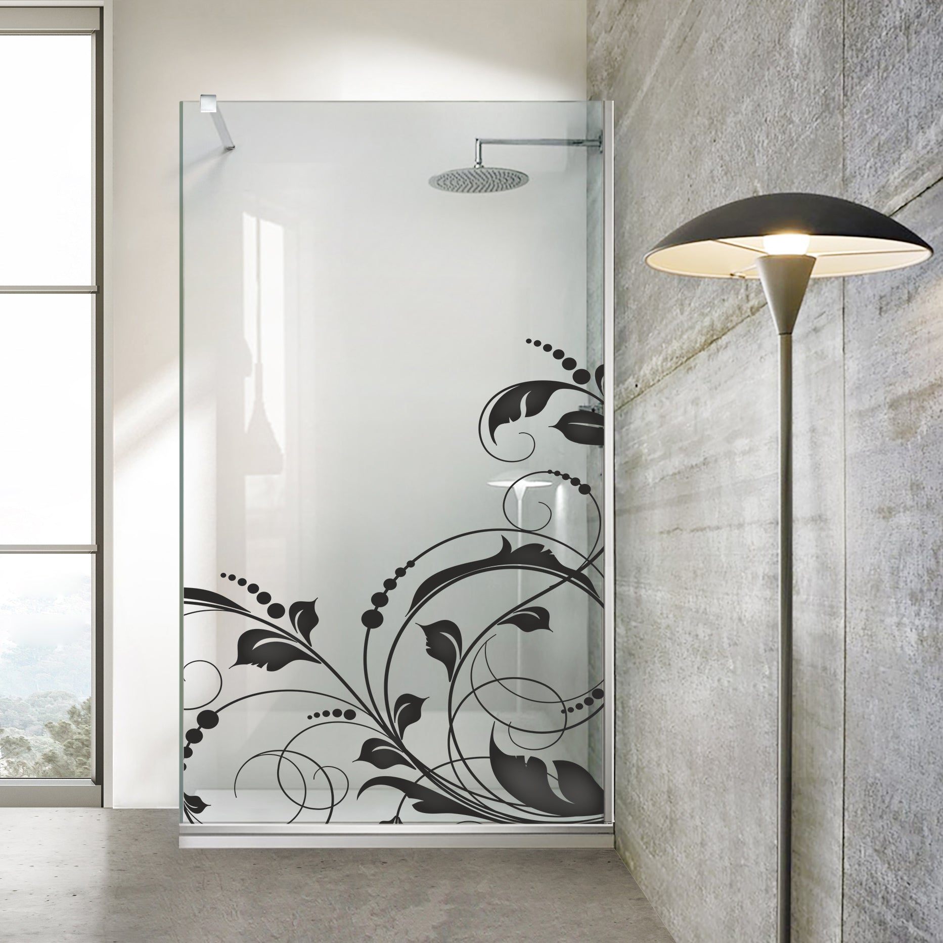 Shower Screens Walk-in, Shower wall Stainless steel