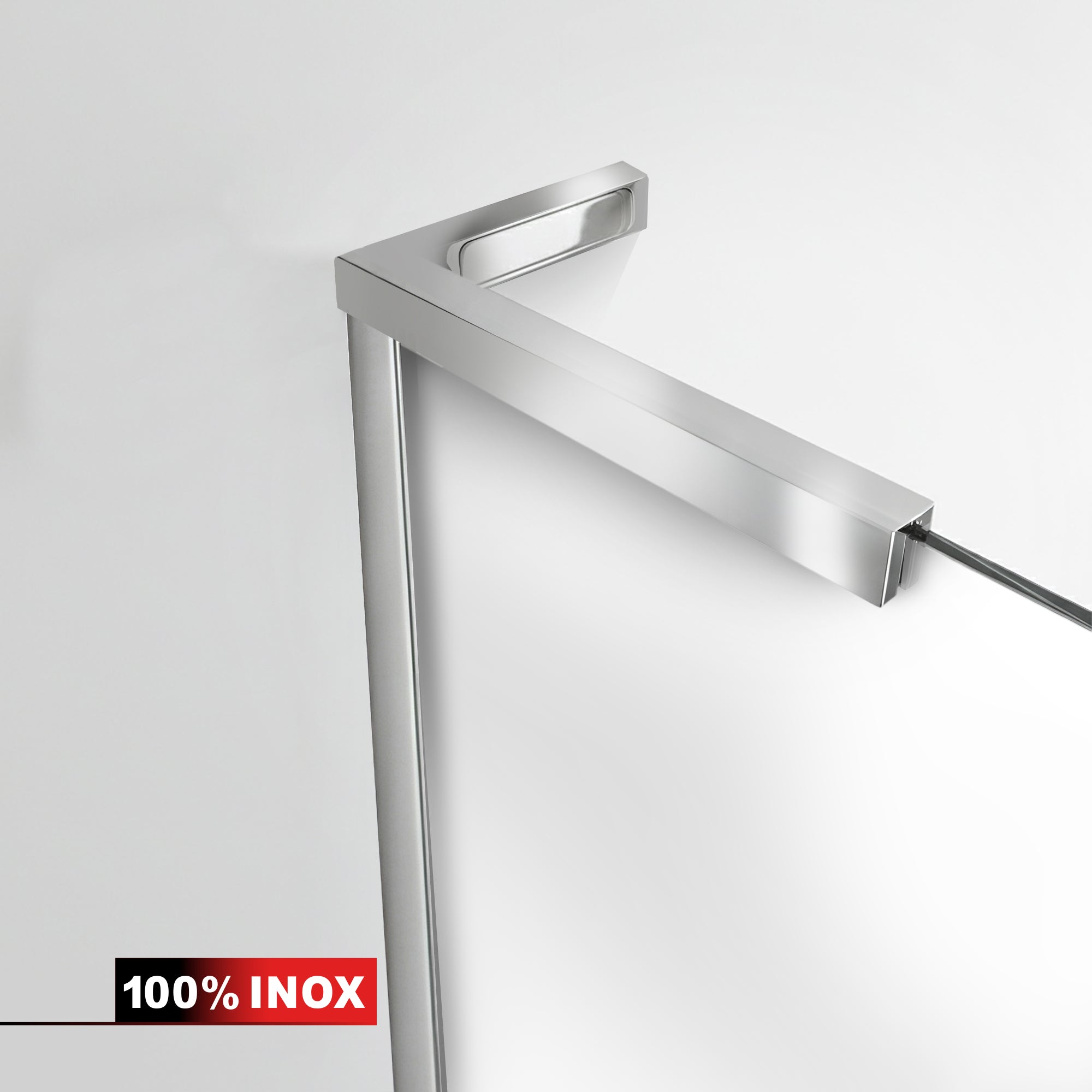 Shower Screens Walk-in, Shower wall Stainless steel, #Satiné #Matt