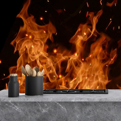 Painted kitchen glass splashbacks #1063