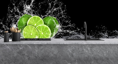 Painted glass kitchen splashbacks #1076