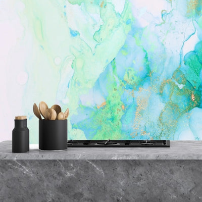 Painted kitchen glass splashbacks #1092