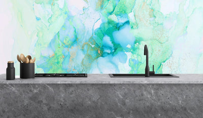 Painted kitchen glass splashbacks #1092
