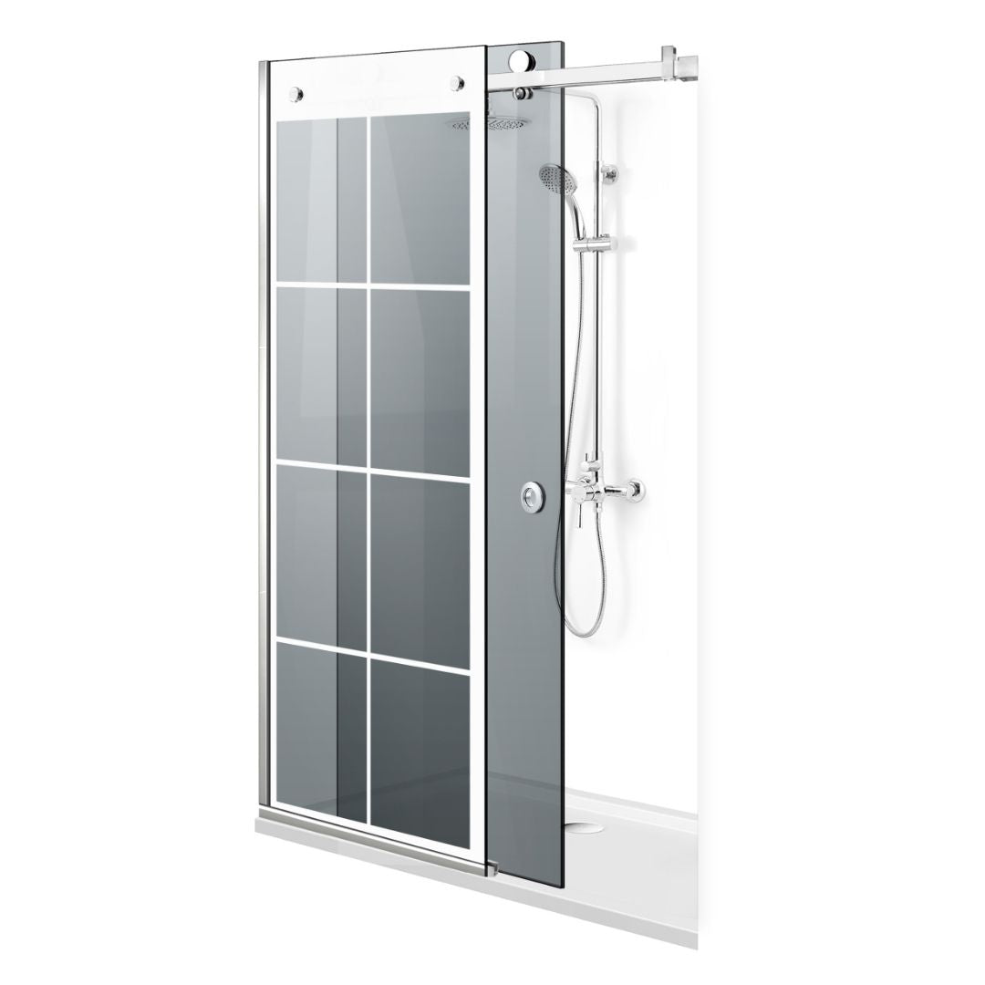 Shower wall, Shower Doors, Shower Screens #Grey