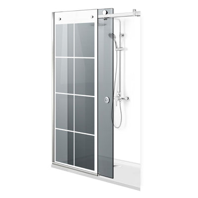 Shower wall, Shower Doors, Shower Screens #Grey