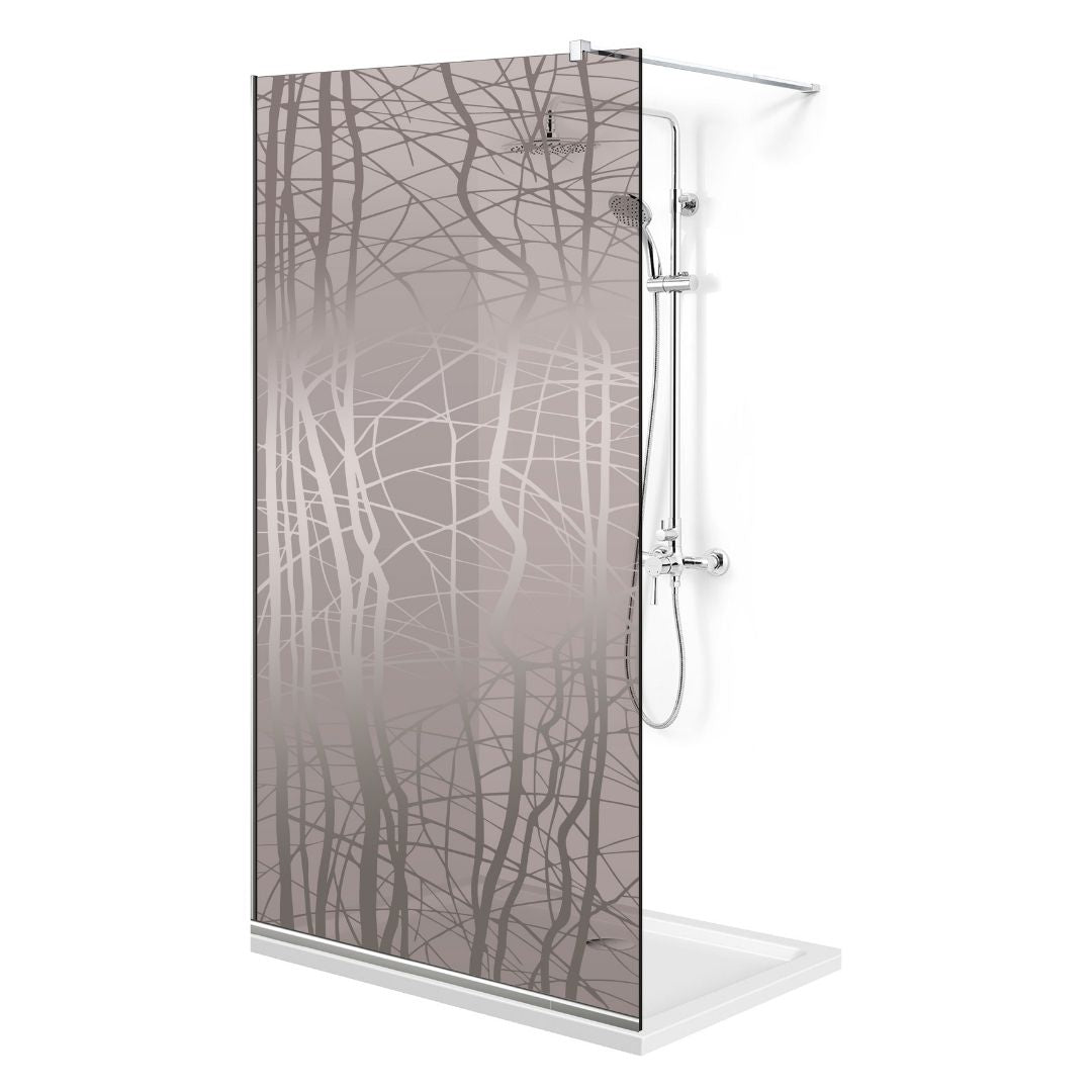 Shower Screens Walk-in, Shower wall Stainless steel, #Bronze #Bronze