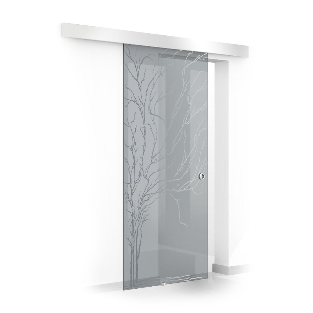 Sliding glass door, interior Glass door #Grey