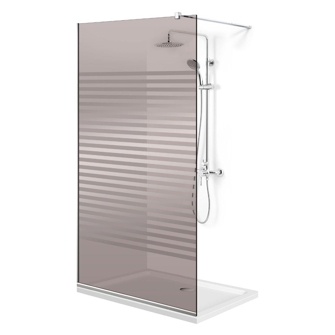 Shower Screens Walk-in, Shower wall Stainless steel, #Bronze #Bronze