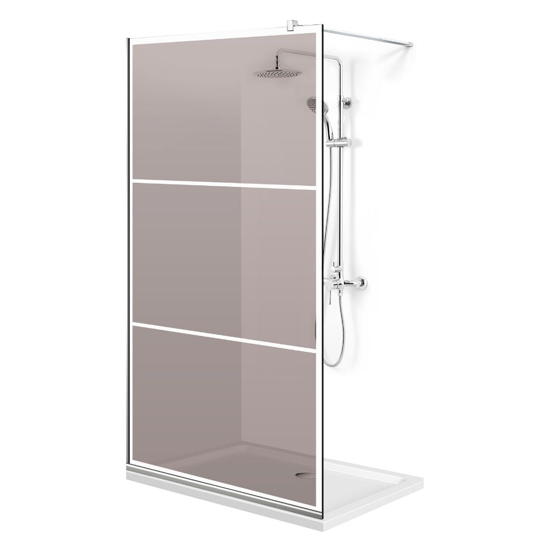 Shower Screens Walk-in, Shower wall Stainless steel, #Bronze #Bronze
