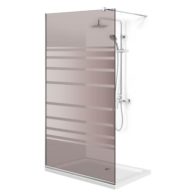 Shower Screens Walk-in, Shower wall Stainless steel, #Bronze #Bronze