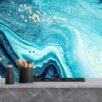 Painted glass kitchen splashbacks #1402