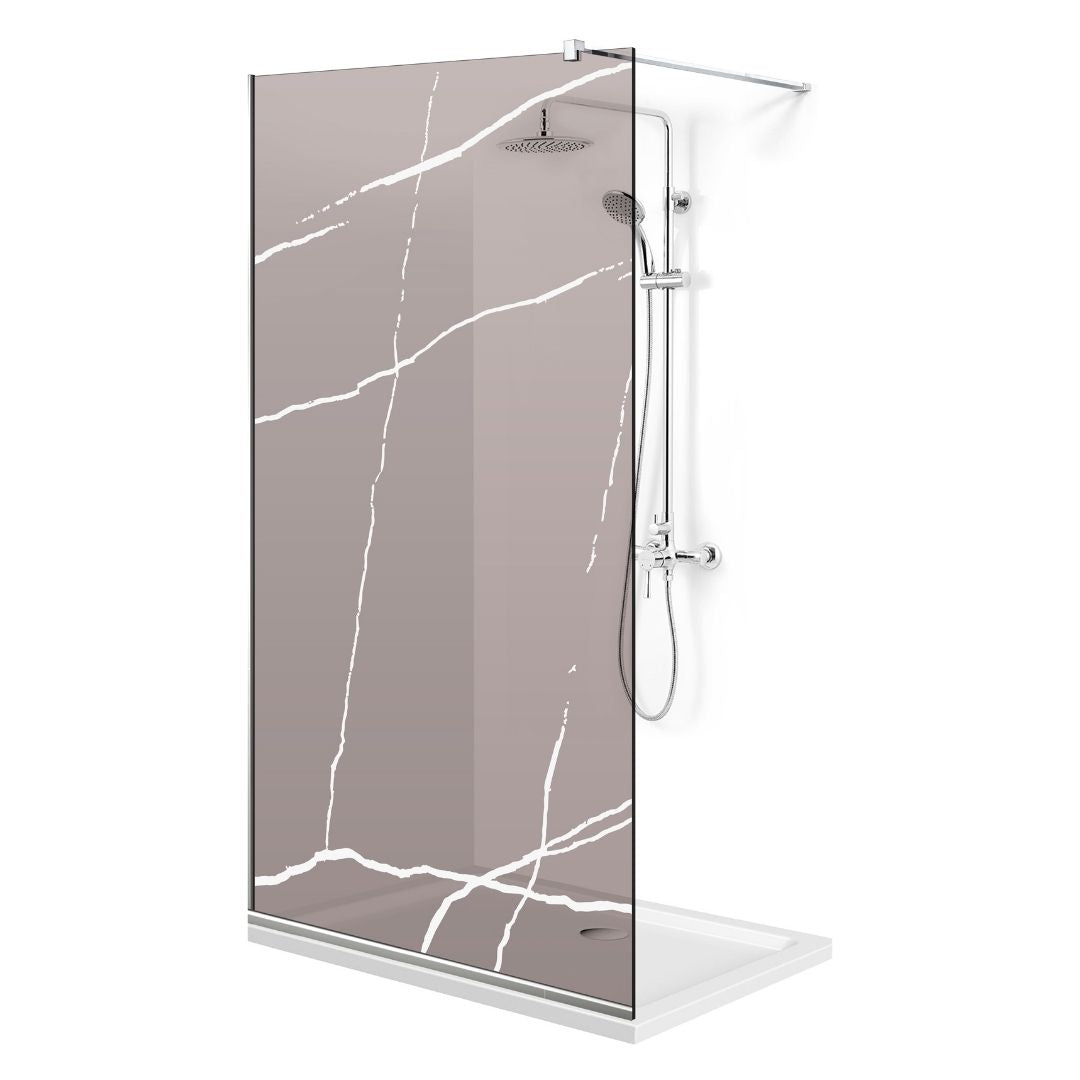Shower Screens Walk-in, Shower wall Stainless steel, #Bronze #Bronze