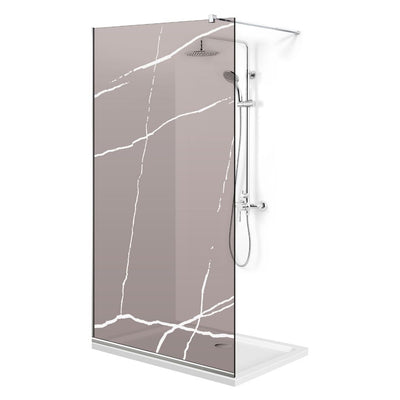 Shower Screens Walk-in, Shower wall Stainless steel, #Bronze #Bronze